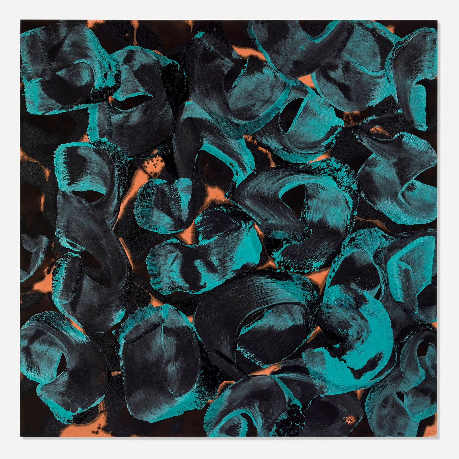 Ed Moses, Ana Lee: Ed Moses Ana Lee 2002acrylic on canvas 60 h x 60 w x 1.5 d in (152 x 152 x 4 cm) Signed, titled and dated to verso 'Ana Lee Y Branco 02'. Provenance: Acquired directly