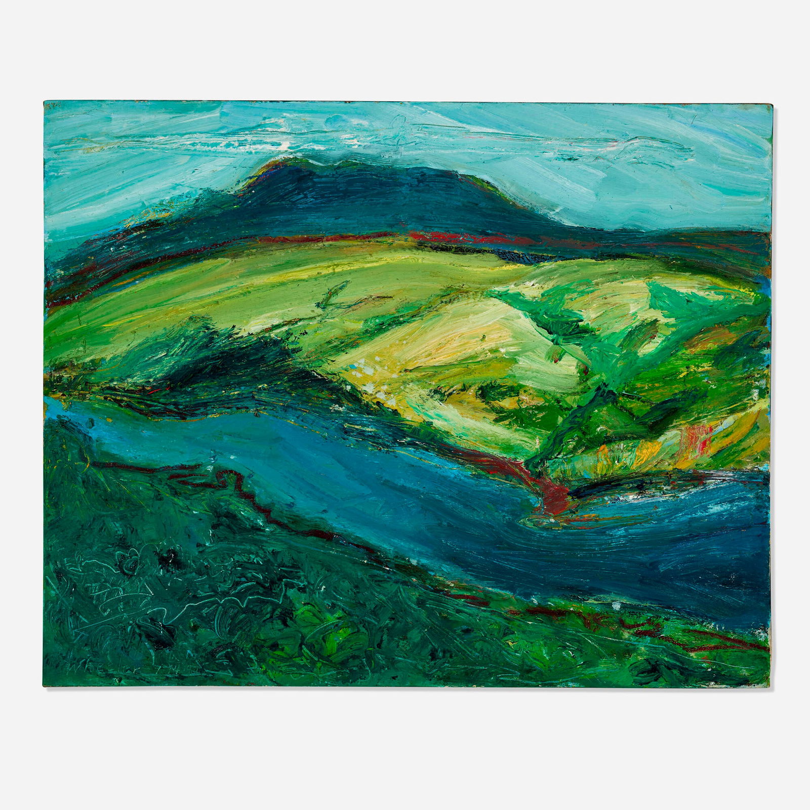 William Wheeler, Tomales Bay with Mt. Saint Helena (1 of 4)