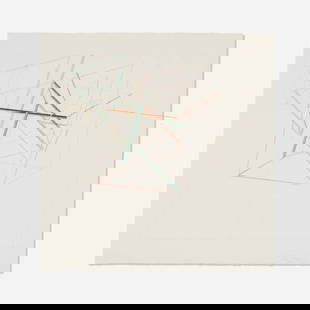 Nabil Nahas, Untitled (Geometric Drawing): Nabil Nahas Untitled (Geometric Drawing) 1978graphite and colored pencil on paper 22.5 h x 22 w in (57 x 56 cm) Signed, dated and inscribed to lower right 'Happy Birthday from Nahas 5-78'.