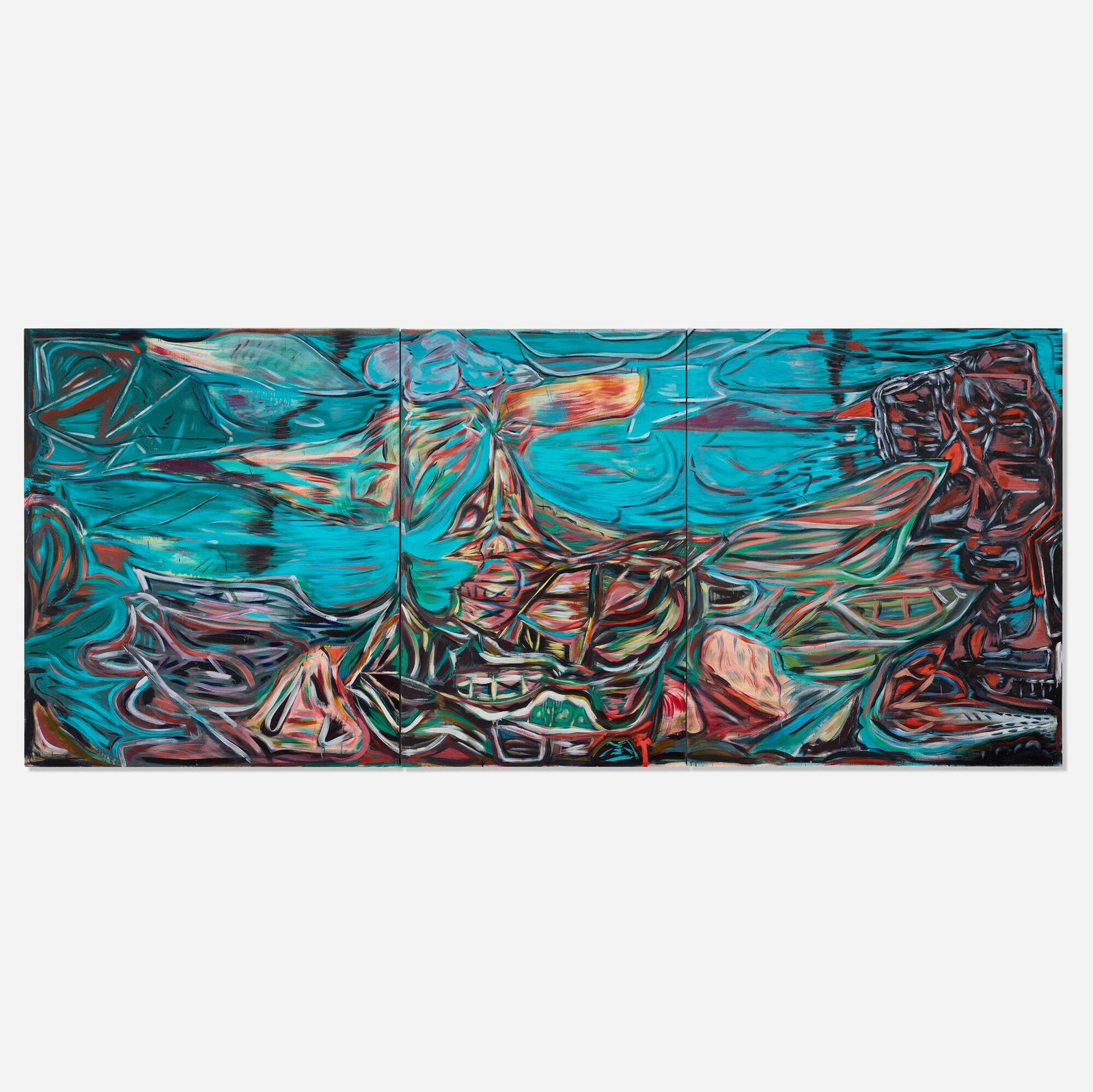 Brian Fahlstrom, Crystalline View (triptych) (1 of 3)