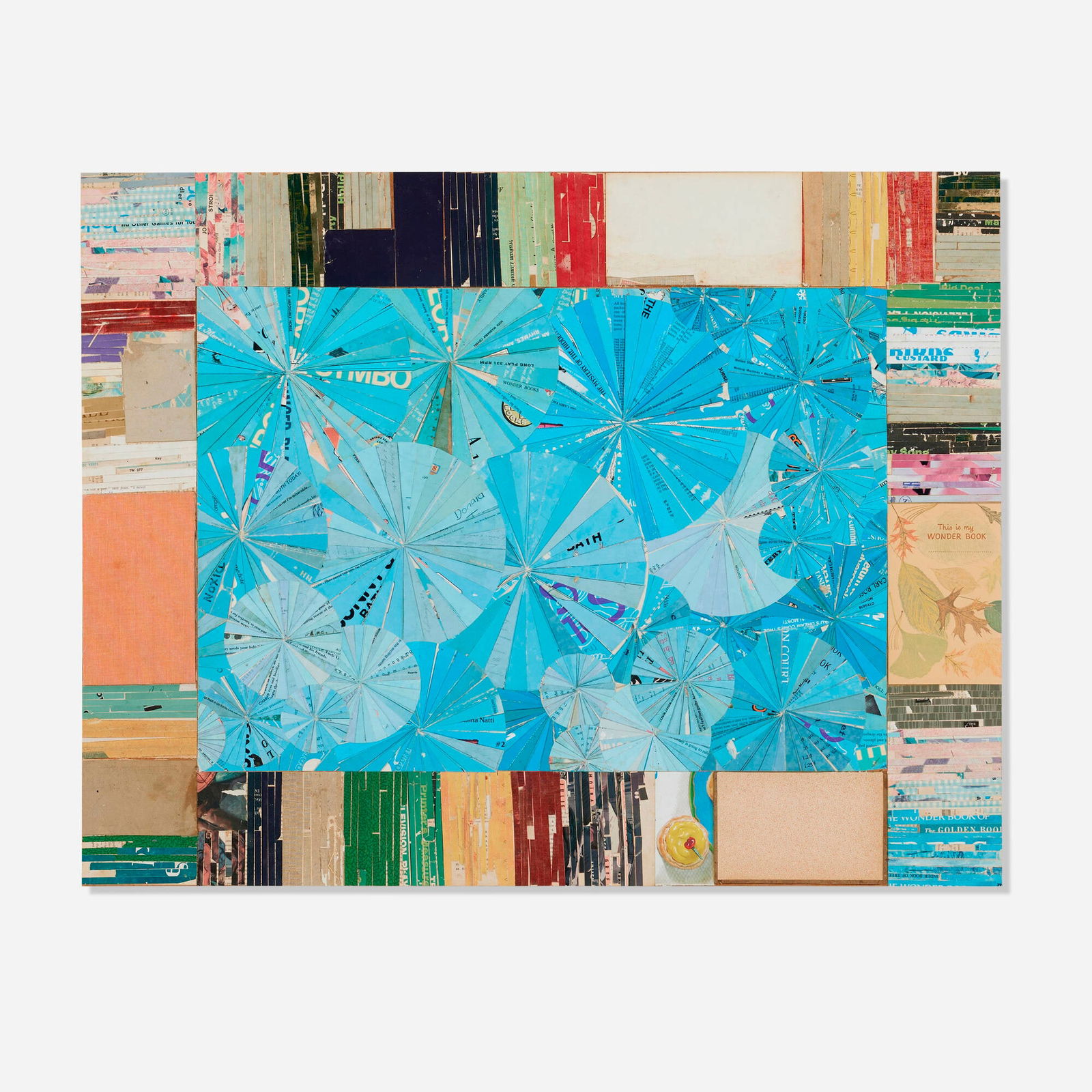 Lance Letscher, Untitled: Lance Letscher Untitled 2004collage on board 30.875 h x 39.75 w in (78 x 101 cm) Sold with a copy of the book Lance Letscher: Work on Paper and note from the artist. Prov