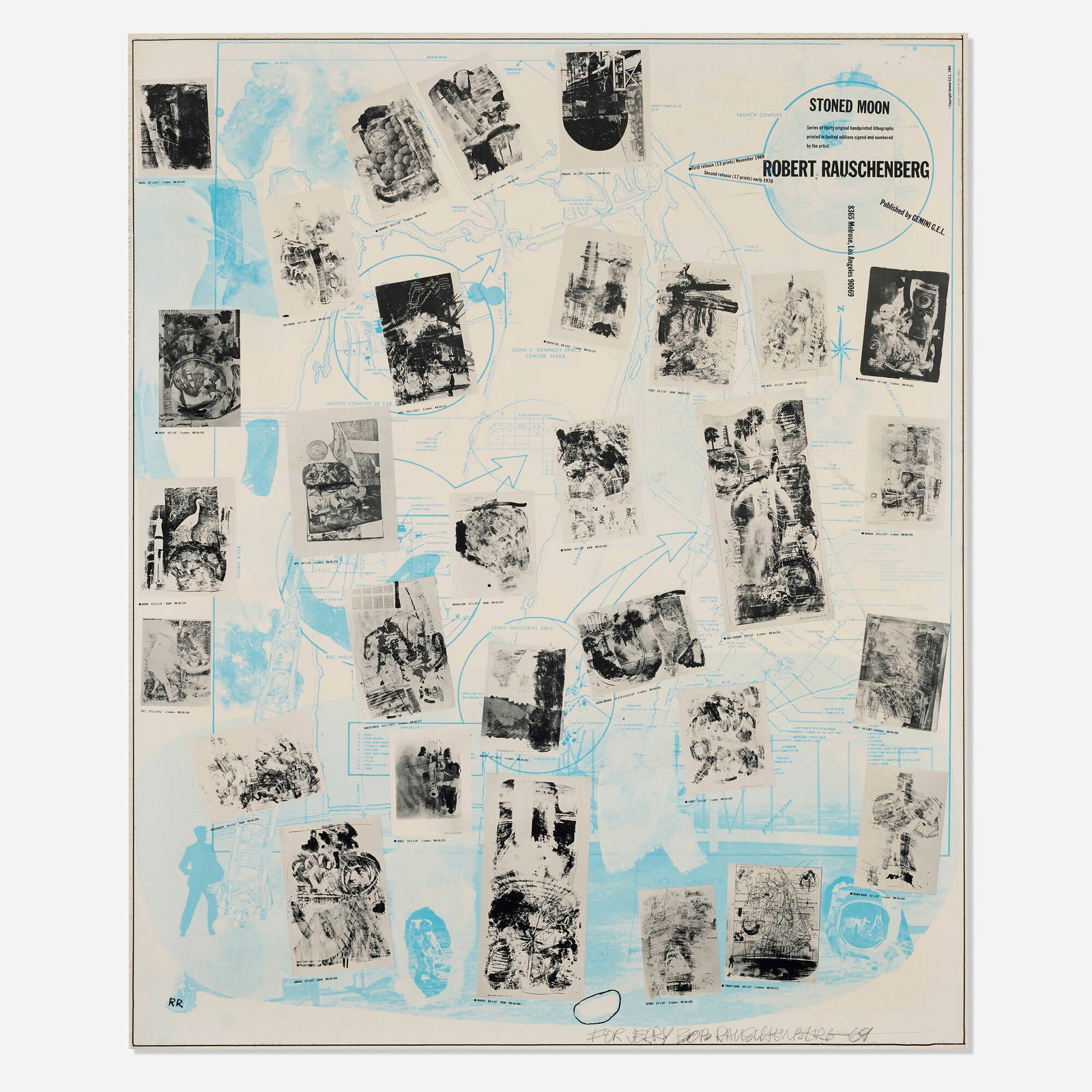 Robert Rauschenberg, Stoned Moon poster (1 of 4)