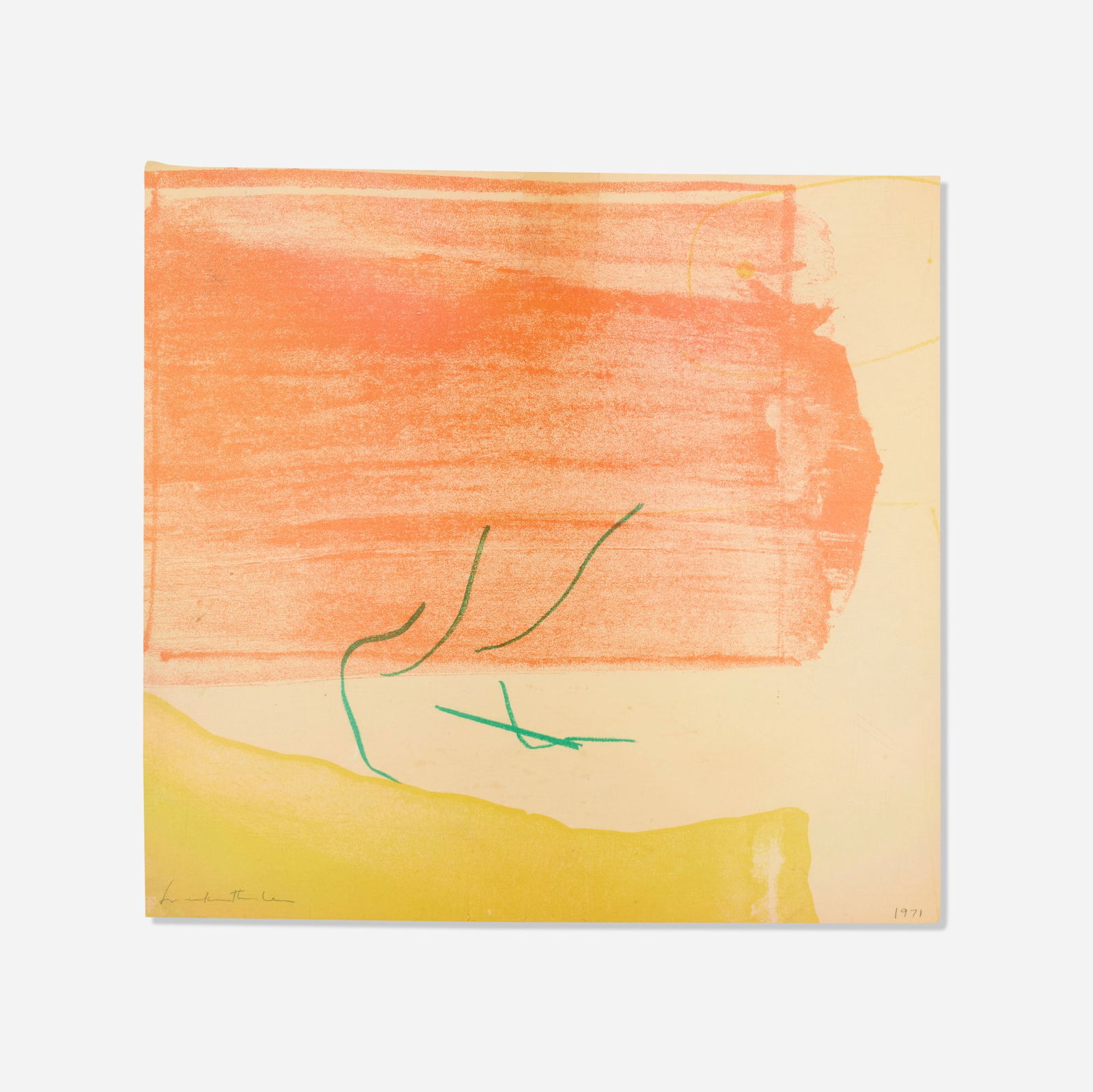 Helen Frankenthaler, Untitled (Card) (1 of 4)