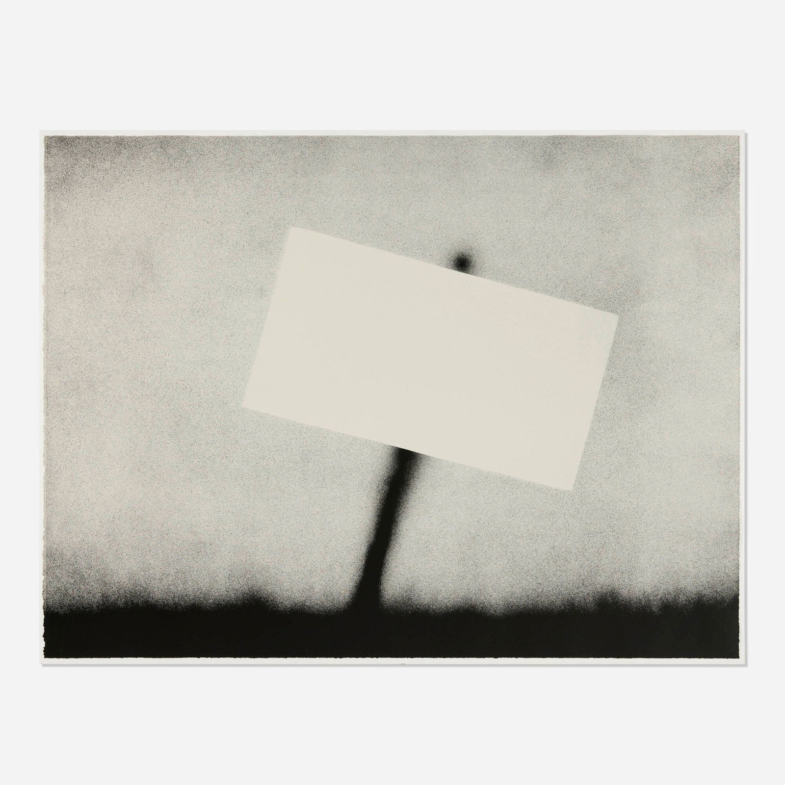 Ed Ruscha, Untitled: Ed Ruscha Untitled 1989lithograph in colors sheet: 27 h x 36 w in (69 x 91 cm) mount: 27.625 h x 36.625 w in (70 x 93 cm) Signed, dated and numbered to lower edge '11/35 Ed Ruscha '89' with