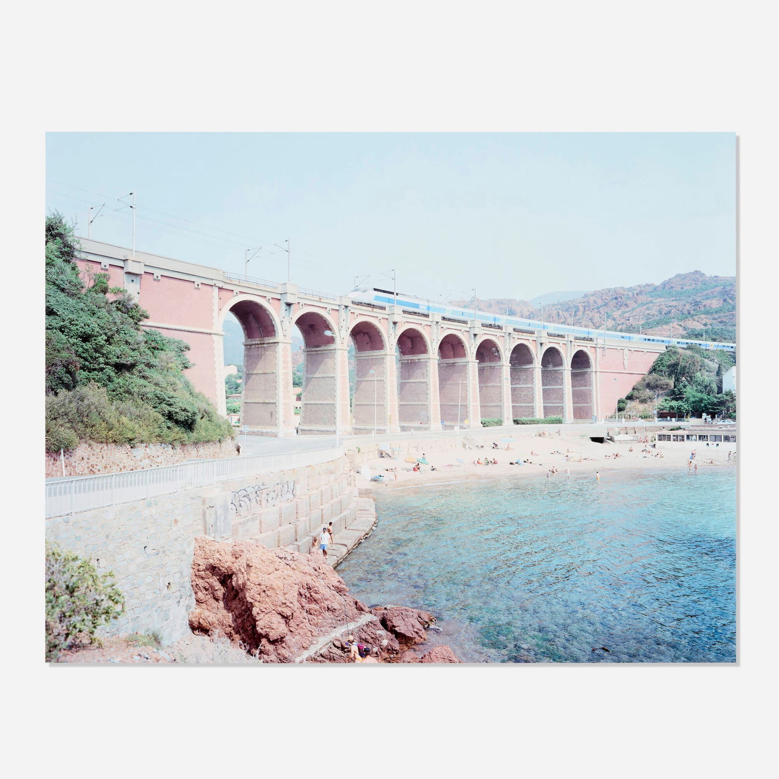 Massimo Vitali, Antheor Viaduct (from the Landscape with Figures portfolio) (1 of 4)