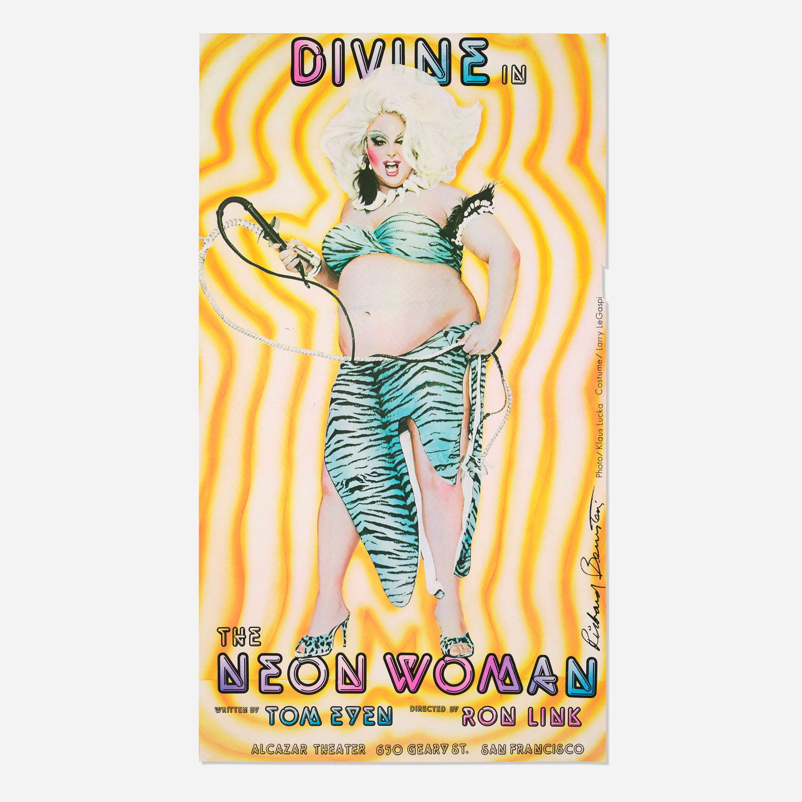 Richard Bernstein, Divine in The Neon Woman poster (1 of 2)