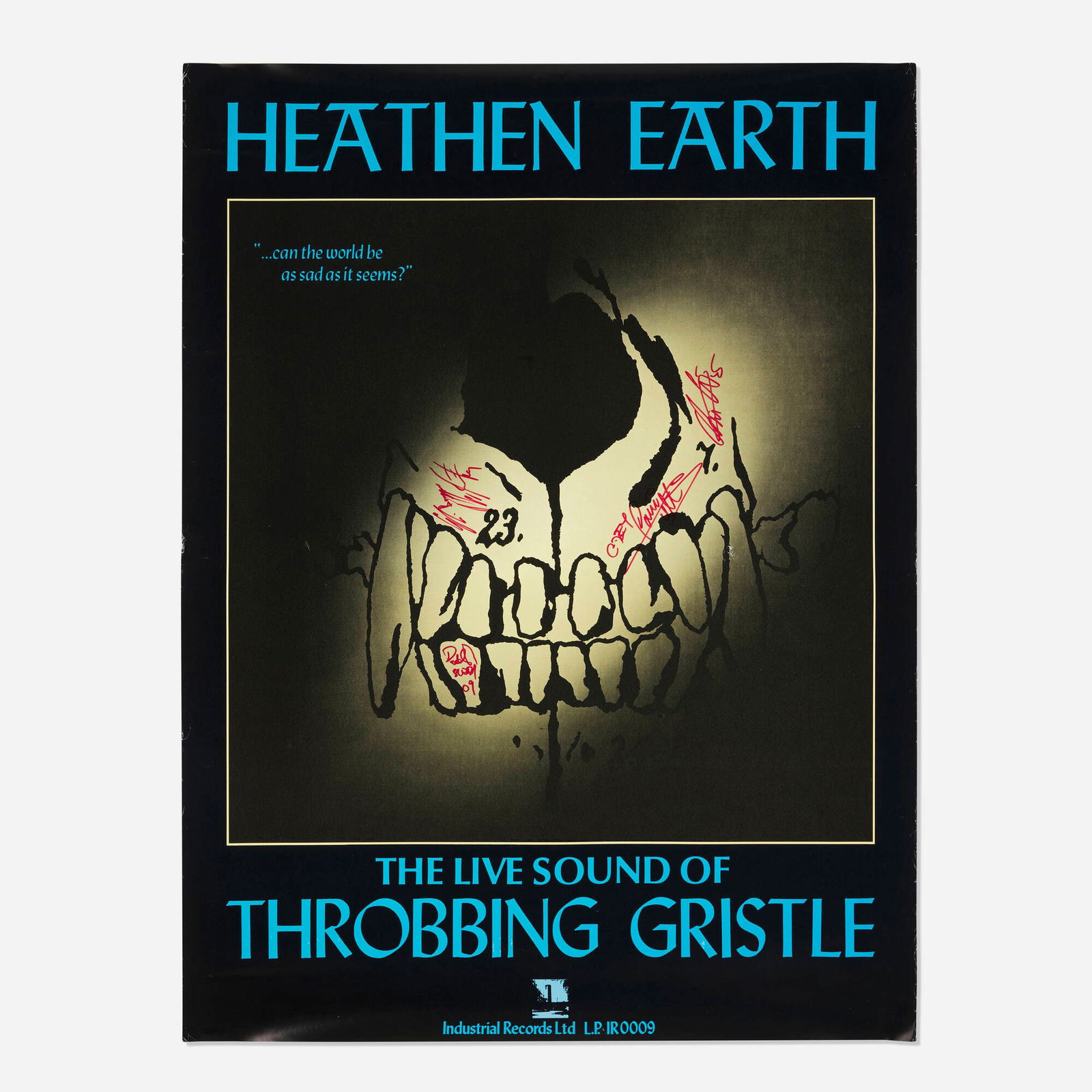 Throbbing Gristle poster (1 of 2)