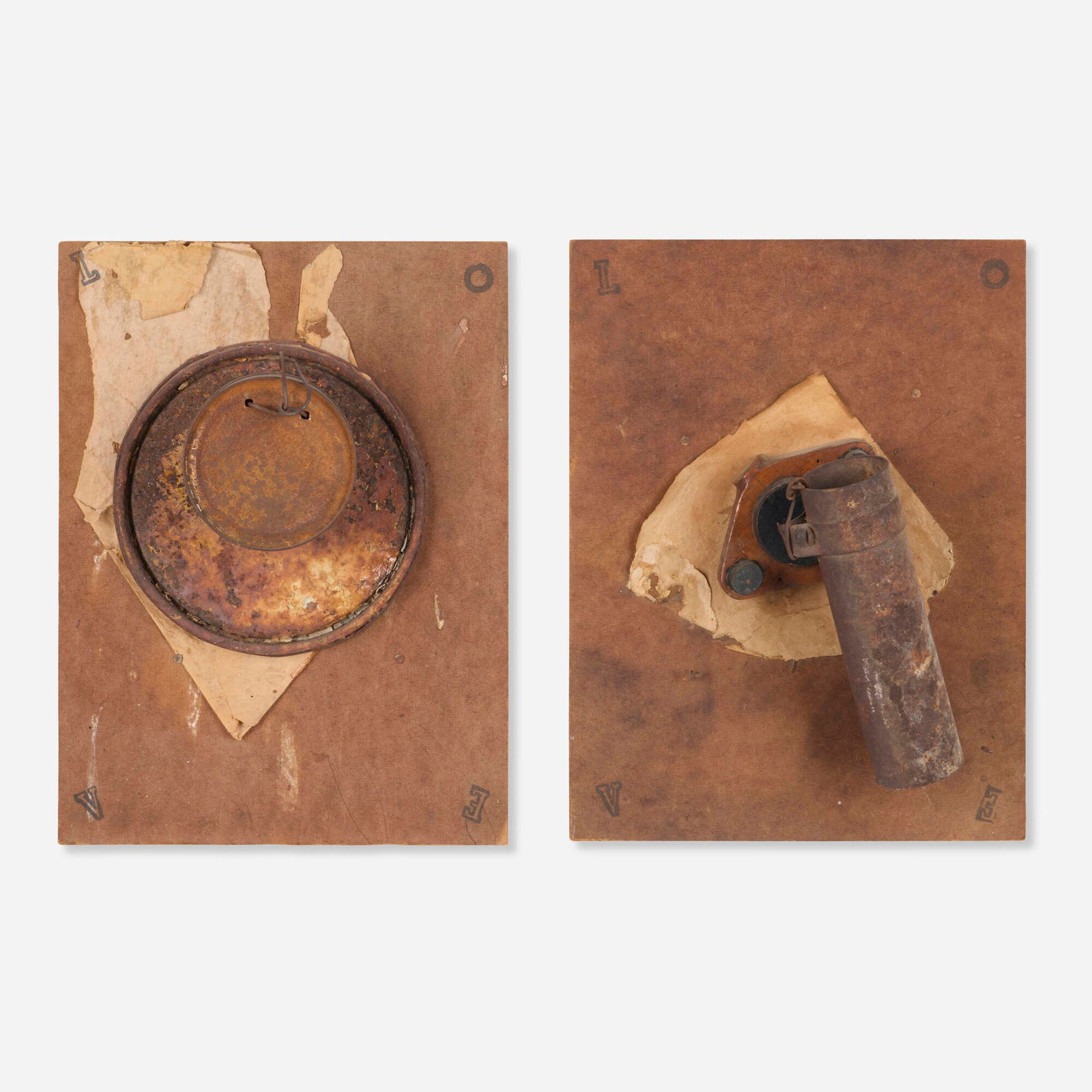 George Herms, Light Opera (diptych) (1 of 3)