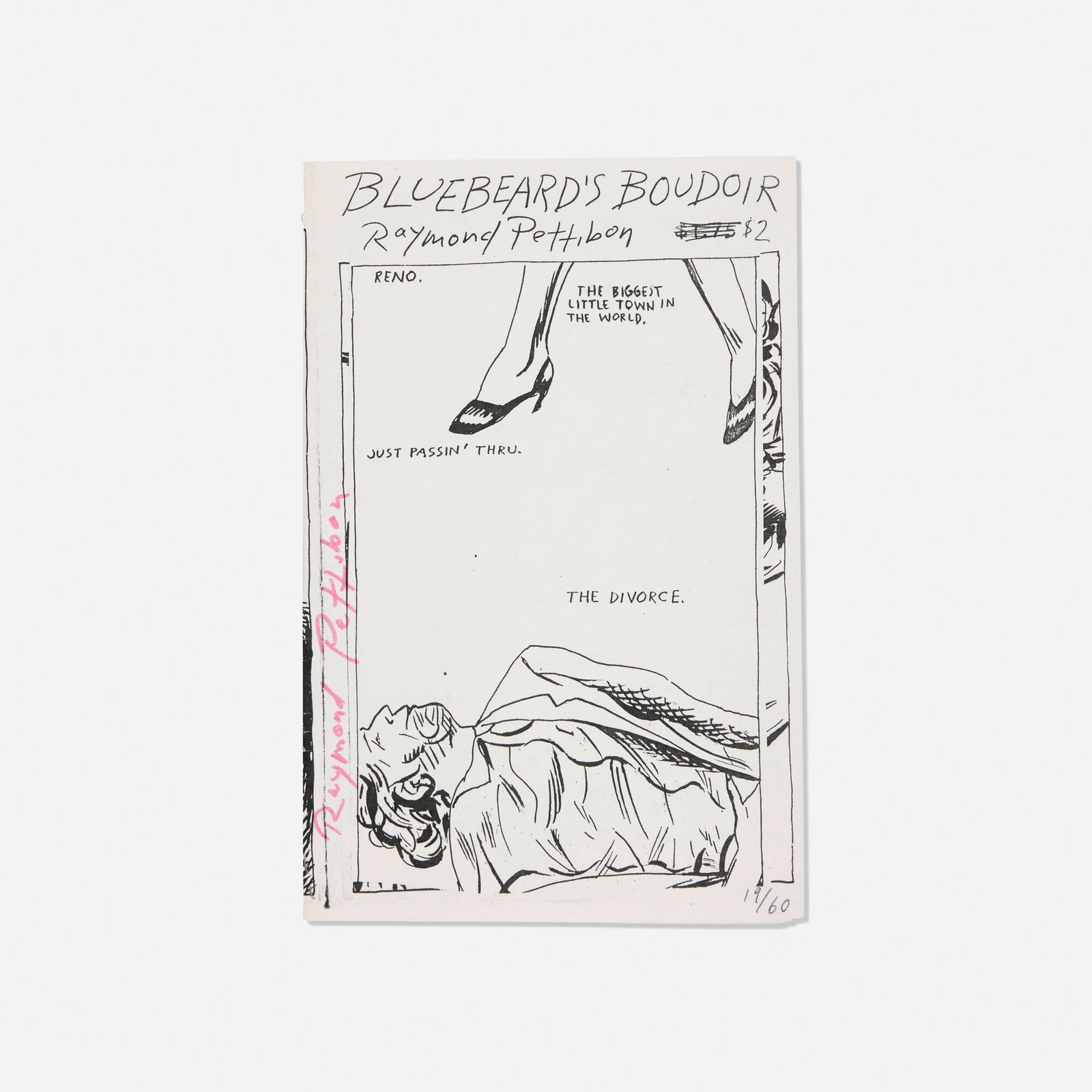 Raymond Pettibon, Bluebeard's Boudoir artist's book (1 of 1)