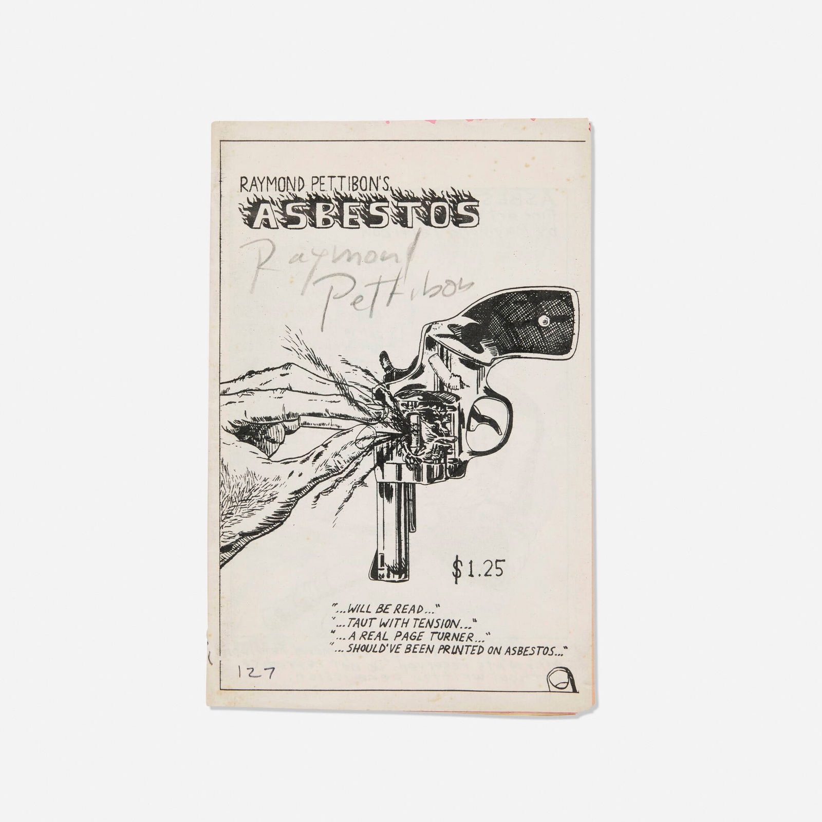 Raymond Pettibon, Asbestos artist's book (1 of 1)