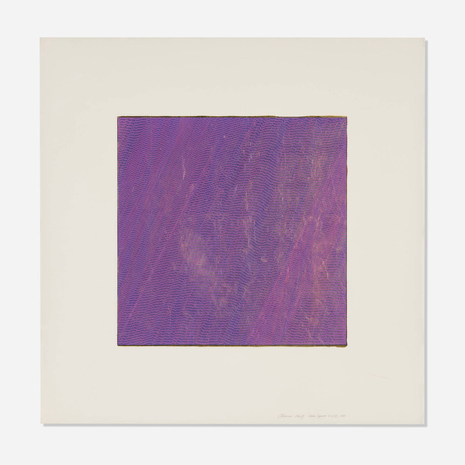 Channa Horwitz, Moire Square 4-2-3 (1 of 4)