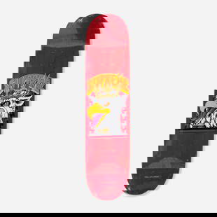 Supreme, Eagle skate deck (Red): Supreme Eagle skate deck (Red) 2012transfer-printed plywood 31.625 h x 8 w x 0.375 d in (80 x 20 x 1 cm) Printed manufacturer's mark to top 'World Famous Supreme'. This work is from the editio