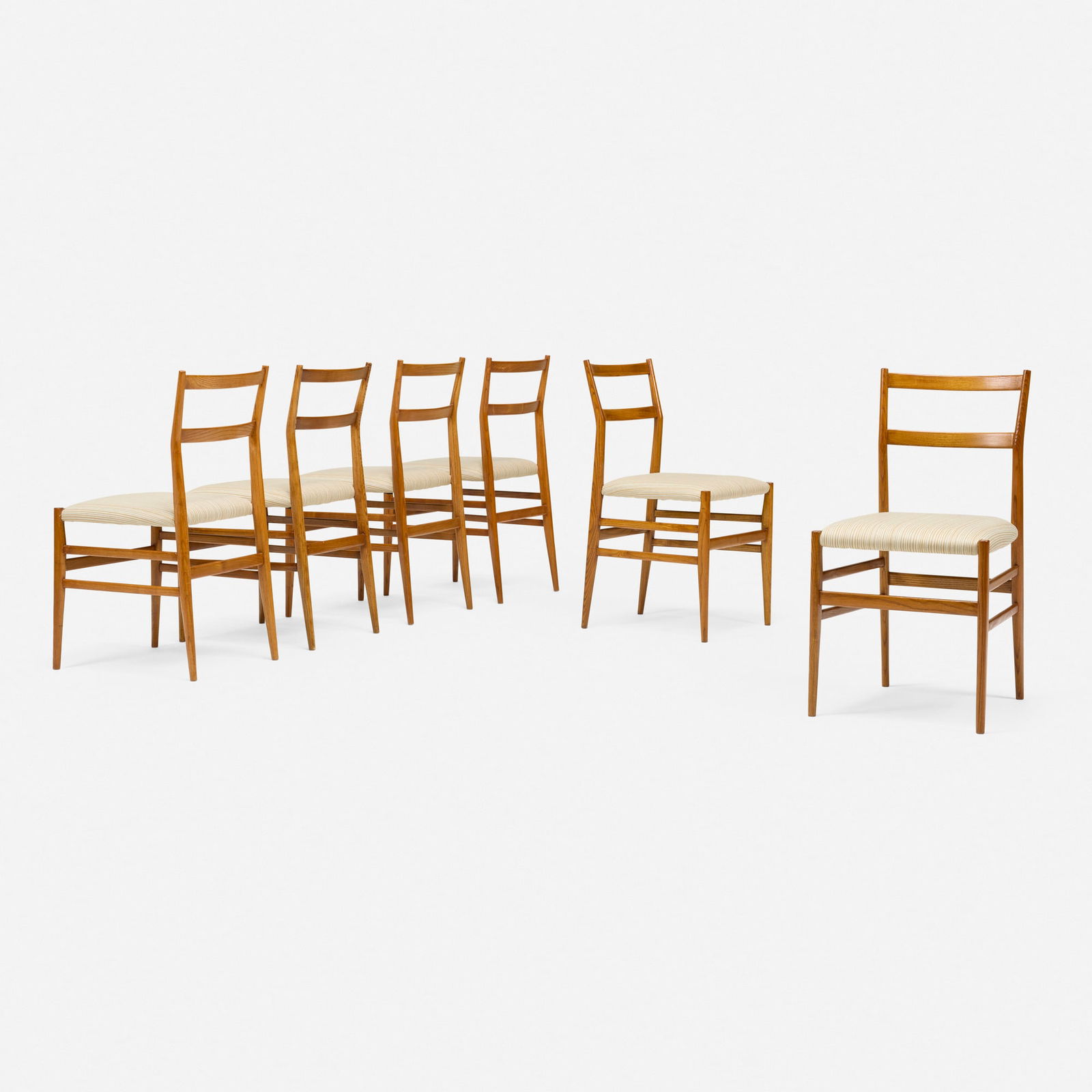 Gio Ponti, Leggera chairs, set of six (1 of 5)