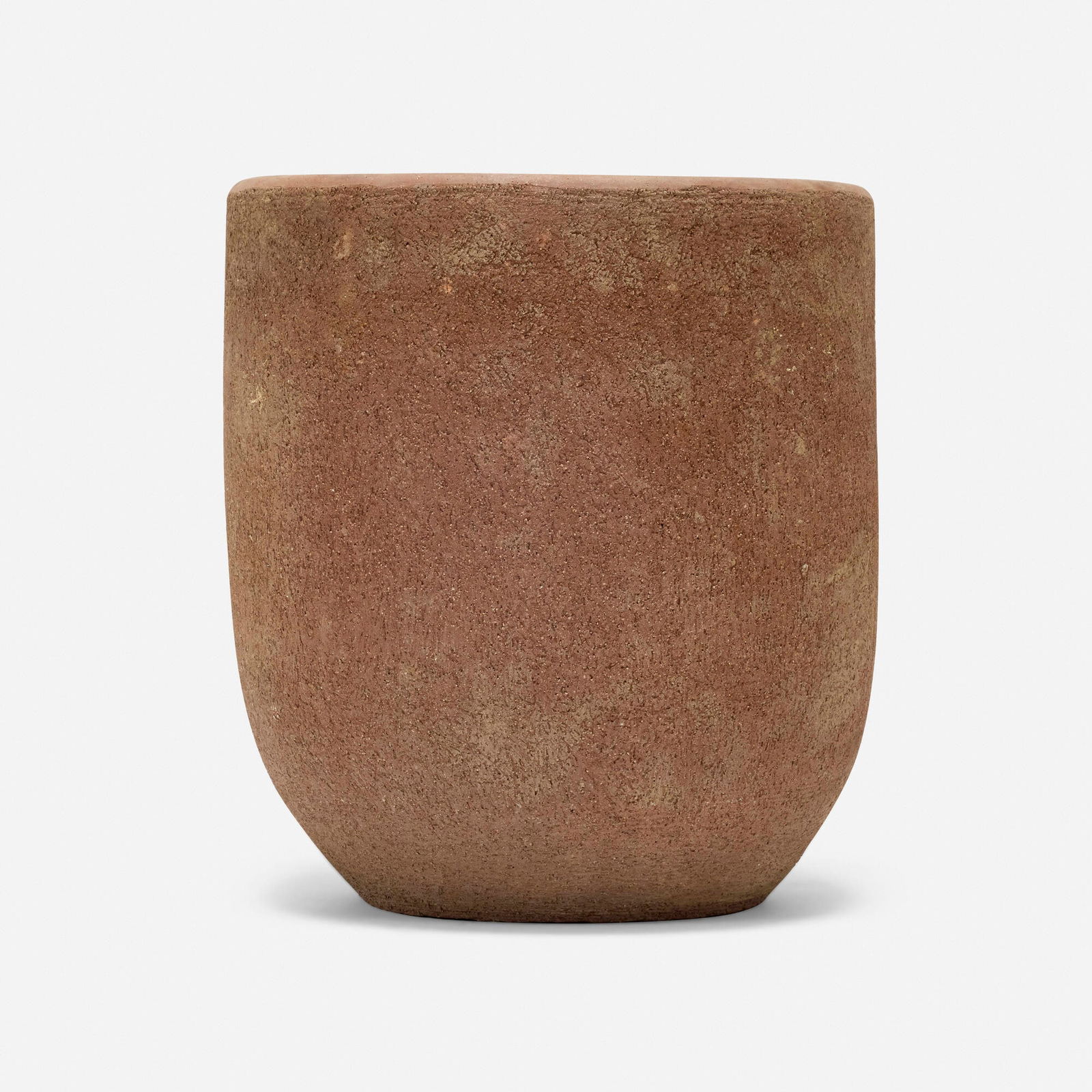 Stan Bitters, Earth Texture planter, model C232IX: Stan Bitters Earth Texture planter, model C232IX Hans Sumpf Co.USA, c. 1990stoneware 23.5 h x 21 dia in (60 x 53 cm) Incised manufacturer's mark to interior 'C.232IX HSC'.