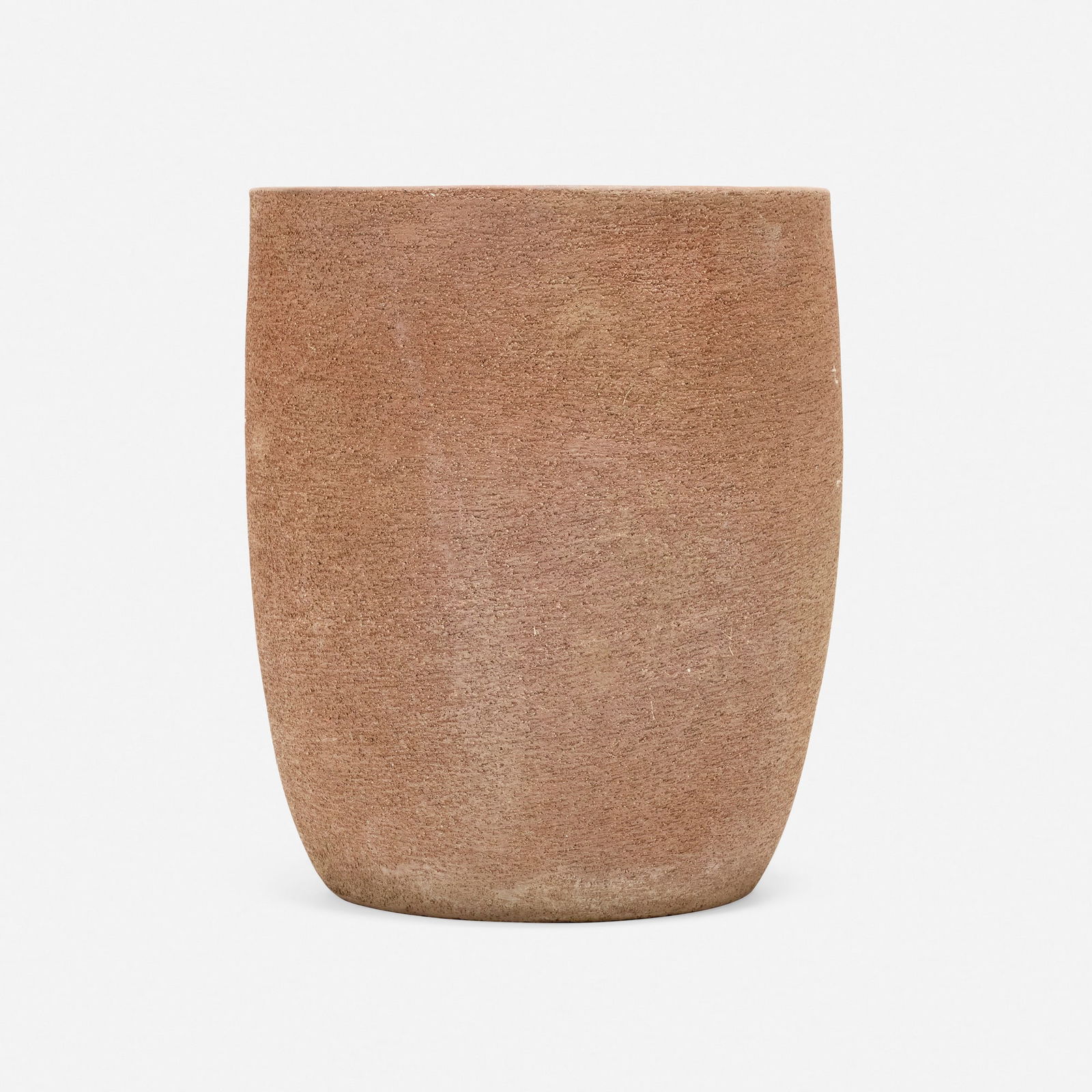 Stan Bitters, Large planter, model C21: Stan Bitters Large planter, model C21 Hans Sumpf Co.USA, c. 1975stoneware 27.5 h x 23 dia in (70 x 58 cm) Incised manufacturer's mark to interior 'HSCI'. This work wi