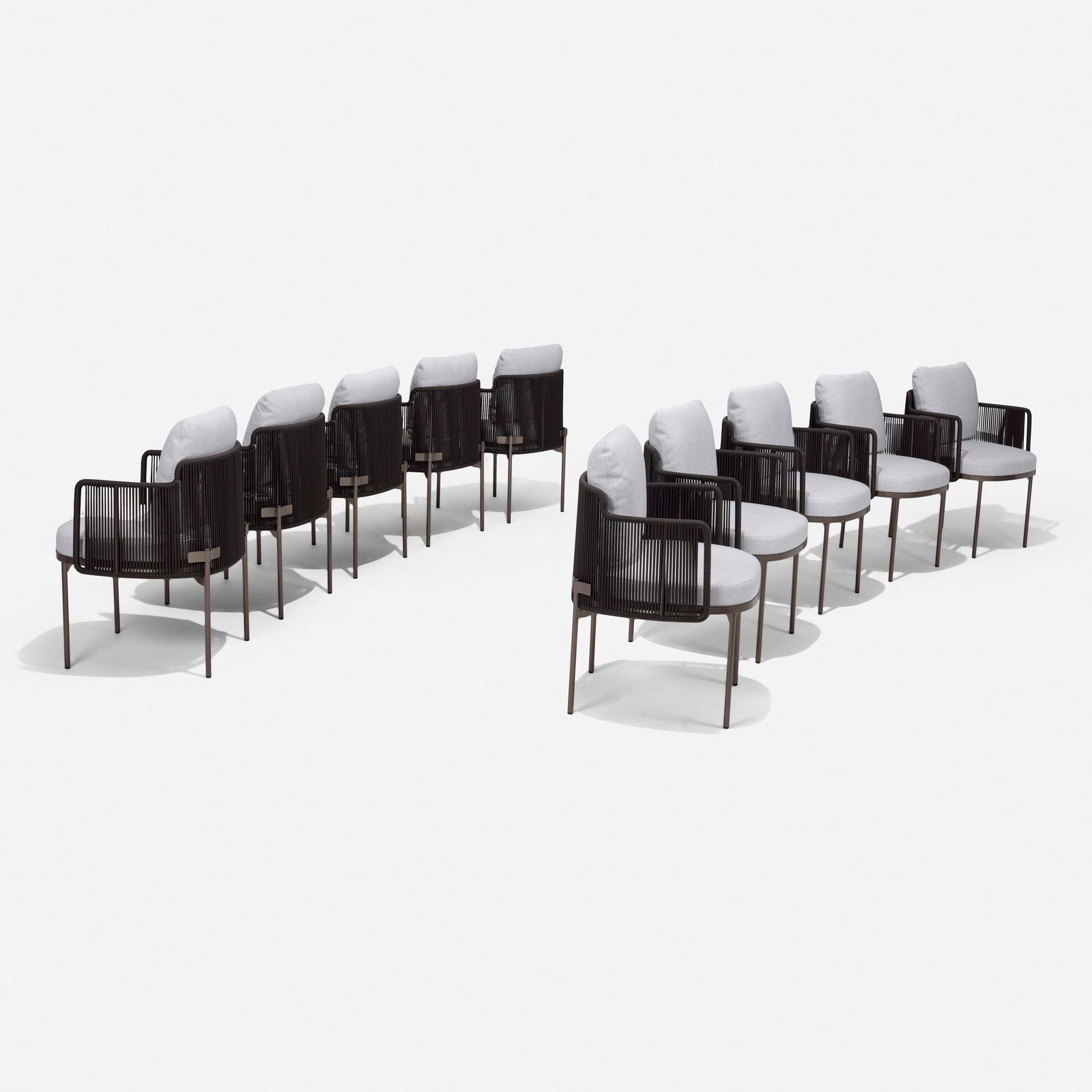 nendo, Tape Cord outdoor chairs, set of ten (1 of 6)