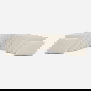 Paola Lenti, Cushions, set of twelve: Paola Lenti Cushions, set of twelve Italy, new productionupholstery largest: 19 h x 23 w x 4.5 d in (48 x 58 x 11 cm) smallest: 15.5 h x 18.5 w x 4.5 d in (39 x 47 x 11 cm) Thi
