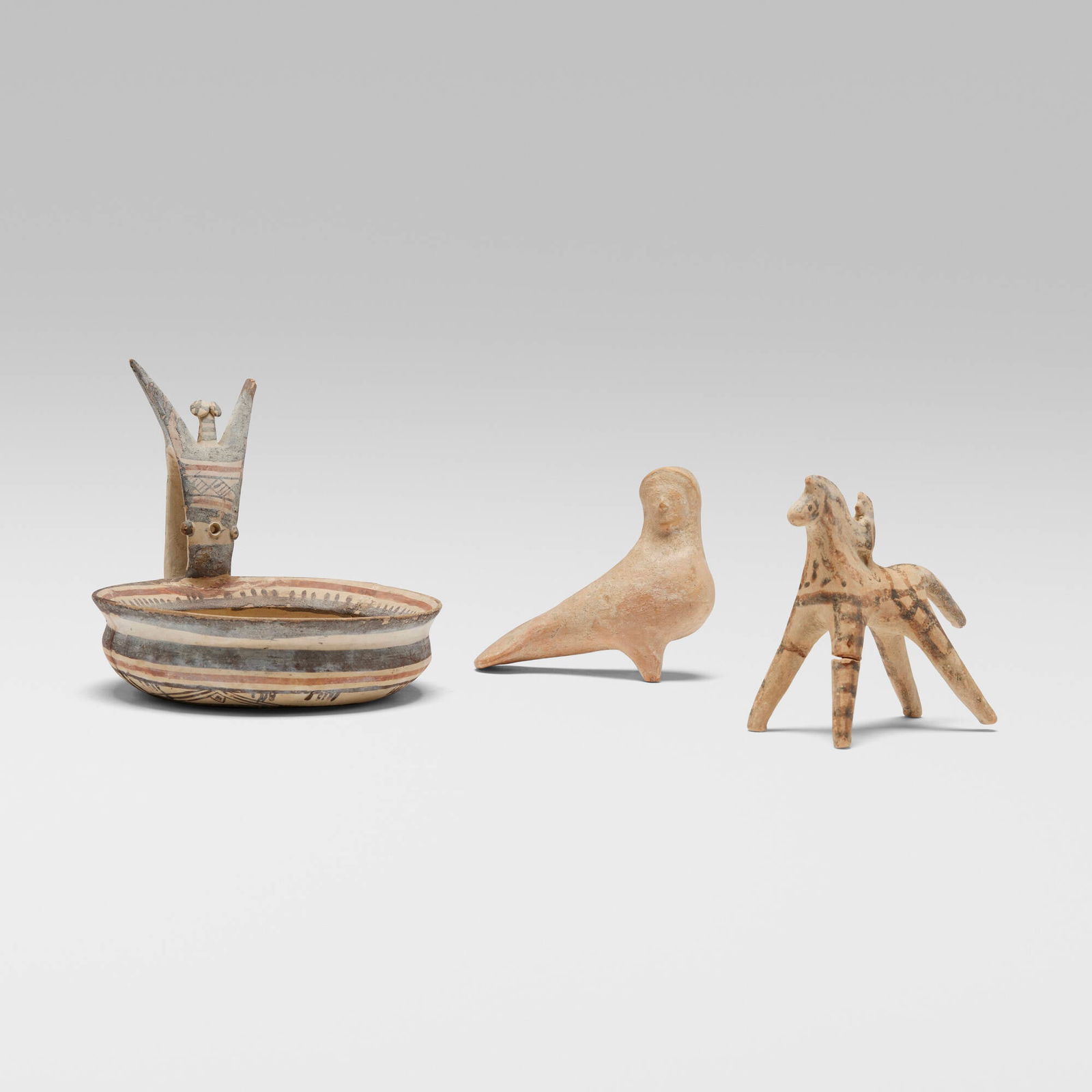 Ancient Greek and Daunian, Collection of three objects (1 of 3)