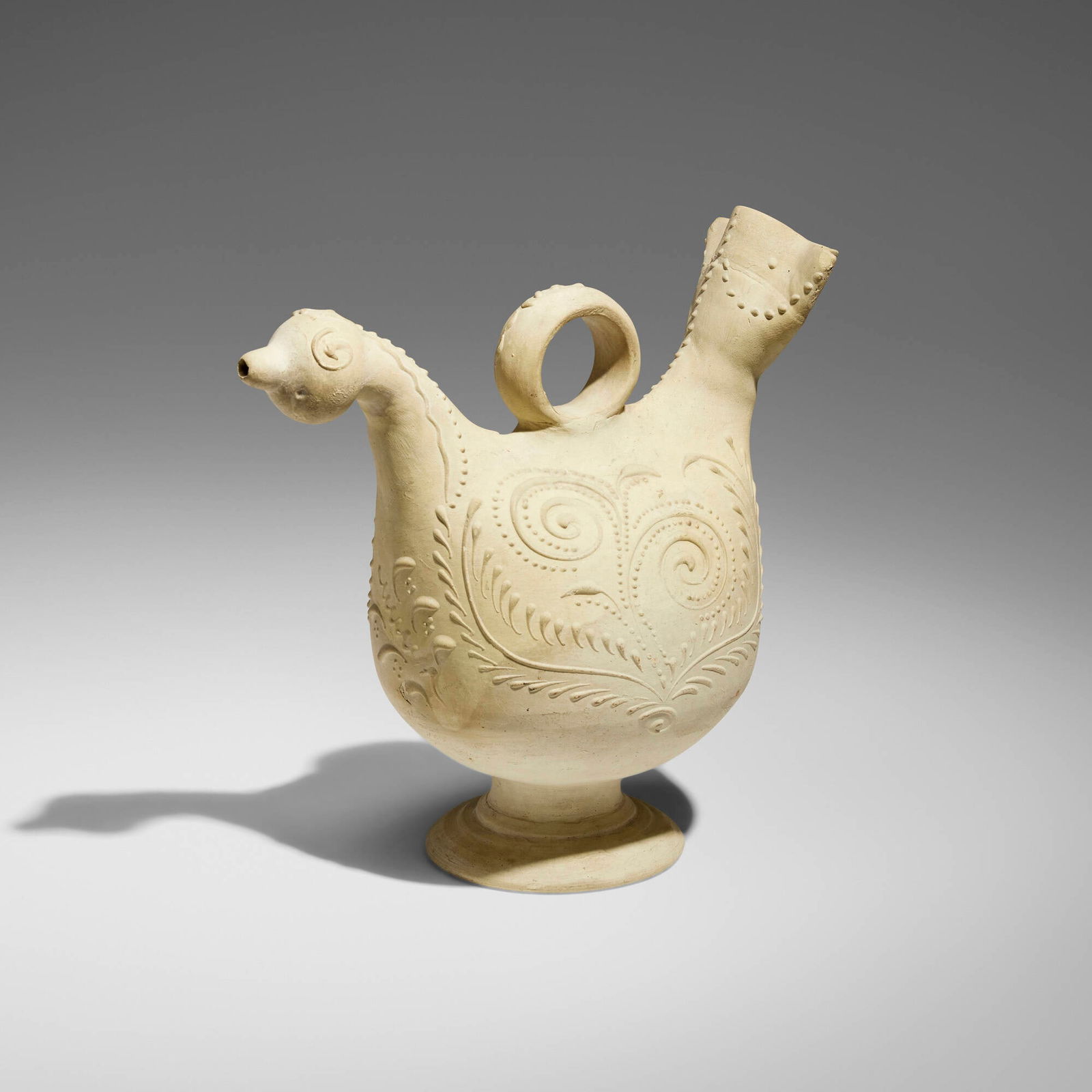 Umayyad, Bird-form pouring vessel (1 of 3)