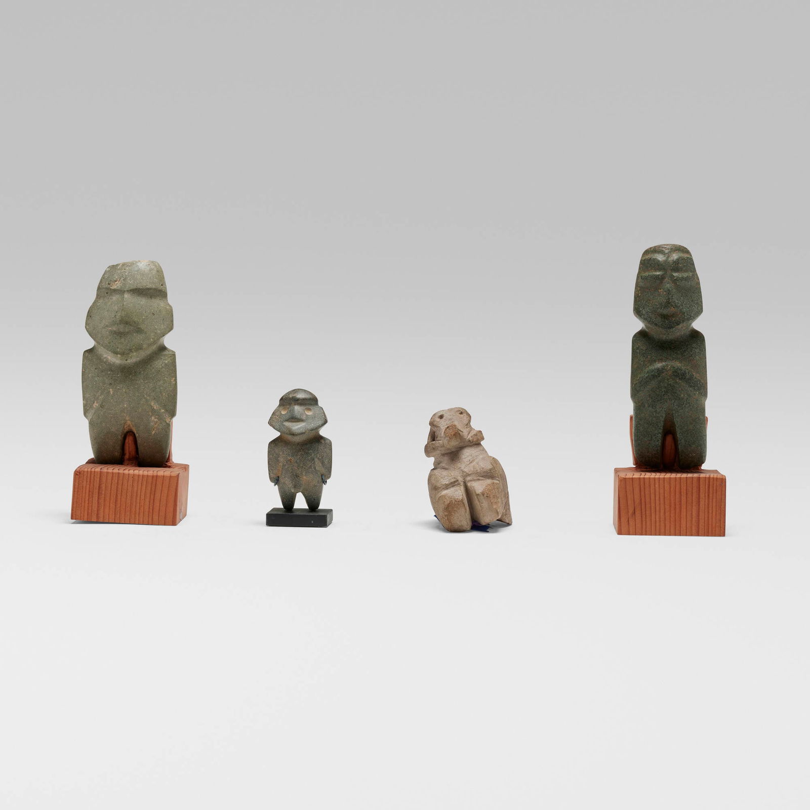 Mezcala, Collection of four figures (1 of 3)