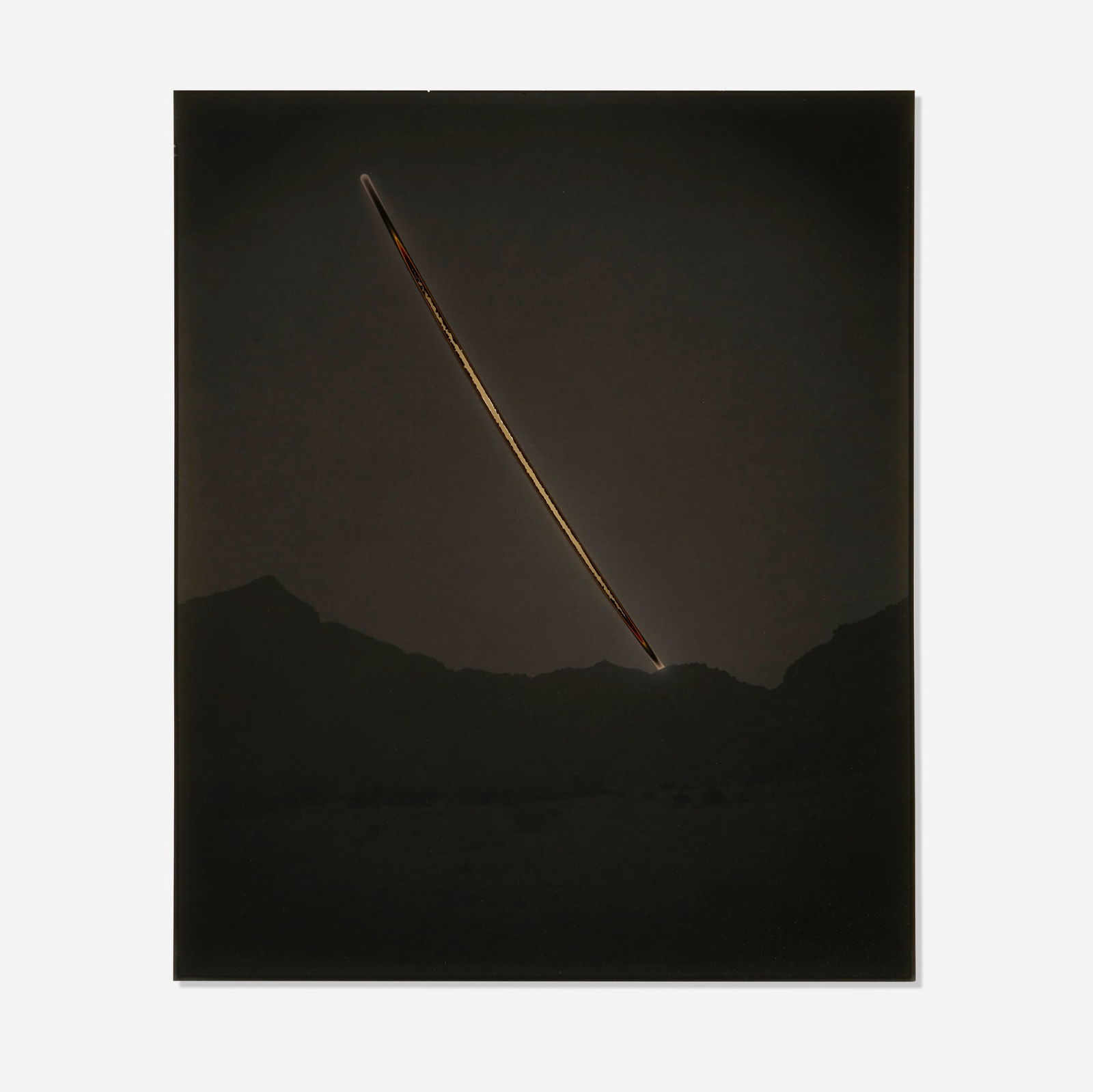 Chris McCaw, Sunburned GSP #551 (Mojave): Chris McCaw Sunburned GSP #551 (Mojave) 2012manipulated gelatin silver print image: 23.625 h x 19.625 w in (60 x 50 cm) sheet: 24 h x 20 w in (61 x 51 cm) Signed, titled and dated to verso