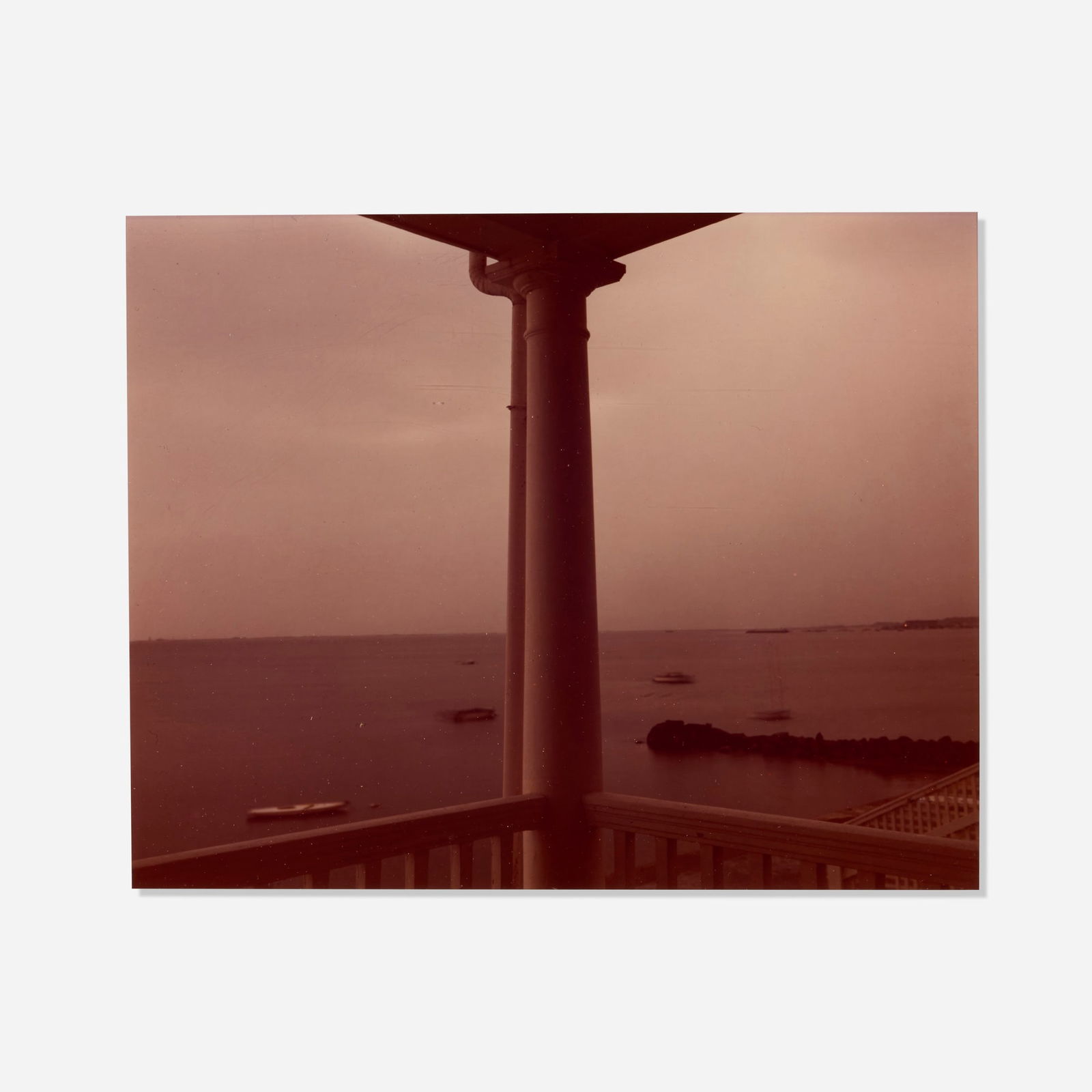 Joel Meyerowitz, Porch Series, Provincetown: Joel Meyerowitz Porch Series, Provincetown 1977 / printed 1982C-print image: 8.625 h x 9.625 w in (22 x 24 cm) sheet: 11 h x 14 w in (28 x 36 cm) Signed, titled and dated to verso 'Porch Se