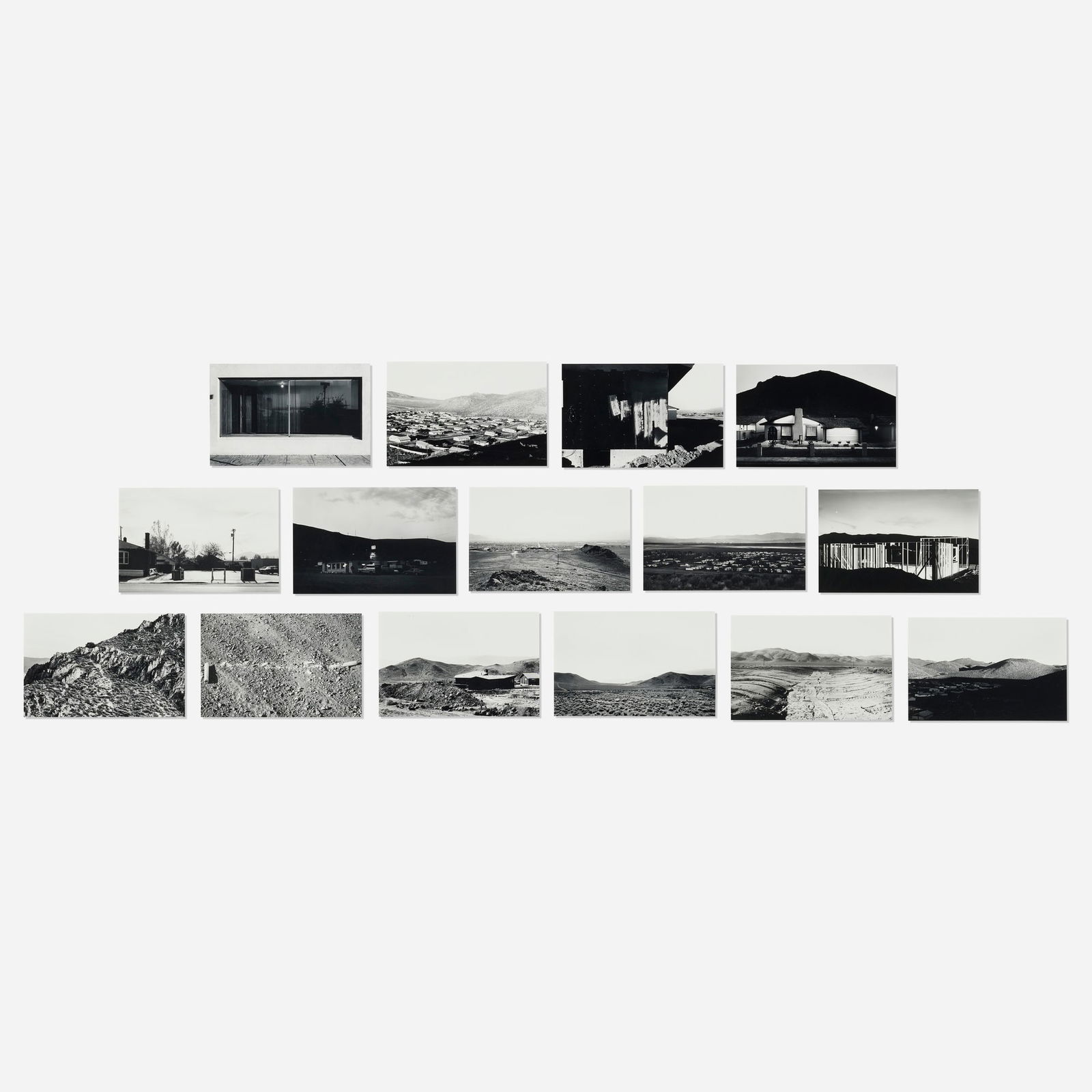 Lewis Baltz, Nevada Portfolio: Lewis Baltz Nevada Portfolio 1977 / printed 1978vintage gelatin silver print image: 6.375 h x 9.5 w in (16 x 24 cm) sheet: 8 h x 10 w in (20 x 25 cm) Signed, dated and numbered to verso of