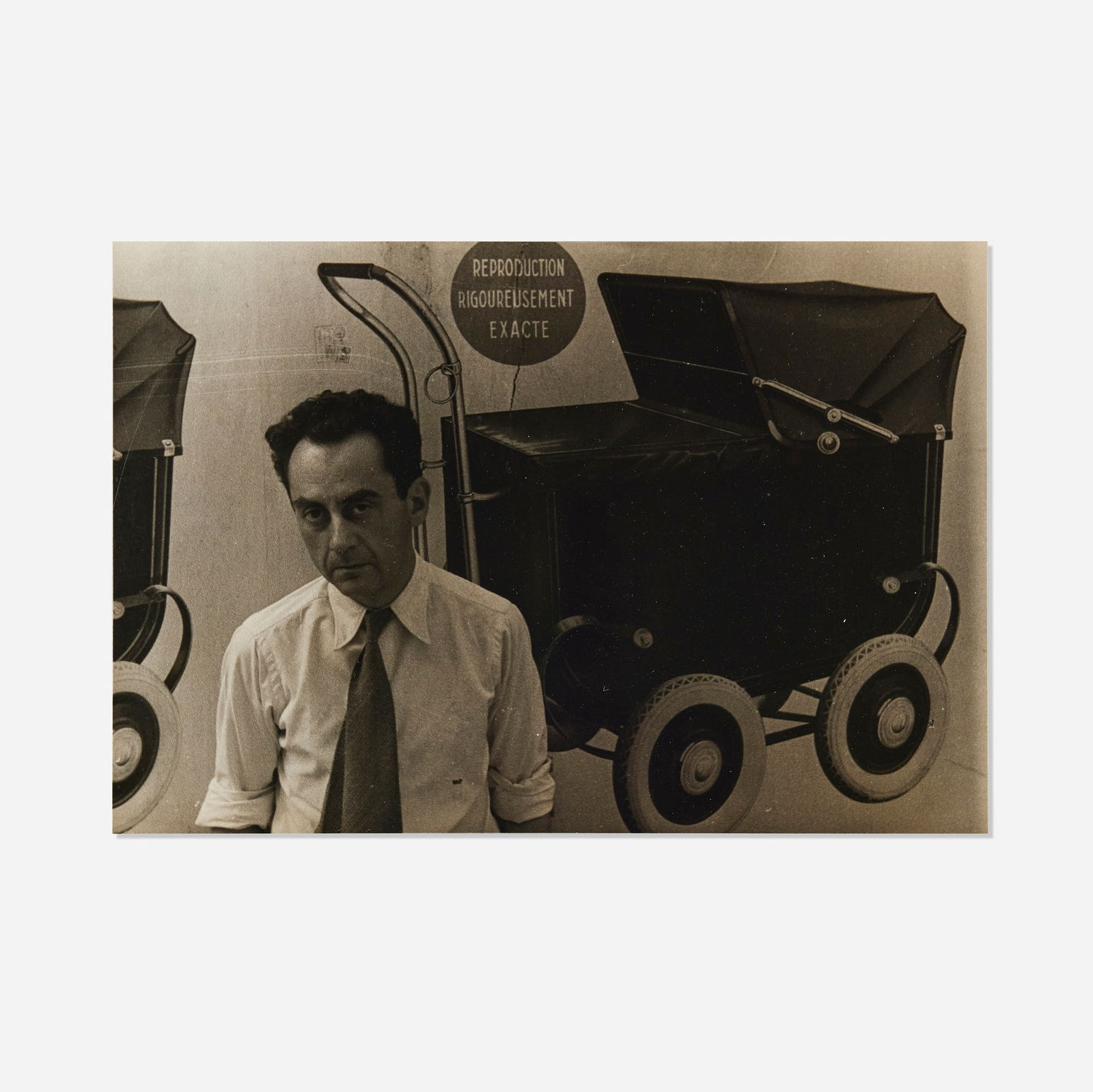 Carl Van Vechten, Man Ray, Paris: Carl Van Vechten Man Ray, Paris 1934vintage gelatin silver print 6.5 h x 9.5 w in (17 x 24 cm) Titled, dated and inscribed to artist's stamp to verso 'Man Ray, Paris Photograph by Carl Van Vec