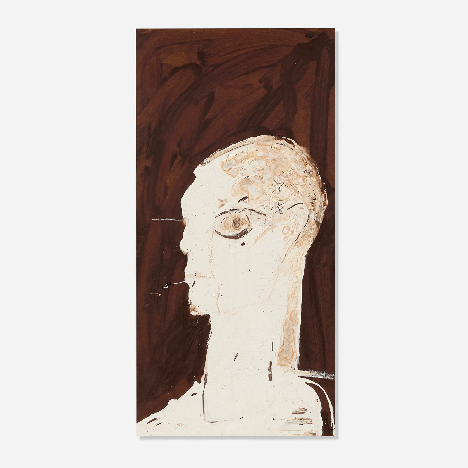 Robert Hansen, Mirror 8: Robert Hansen Mirror 8 1960lacquer and mixed media on panel 24 h x 12 w in (61 x 30 cm) Provenance: NoHo Modern, Los Angeles | Private Collection Exhibited: