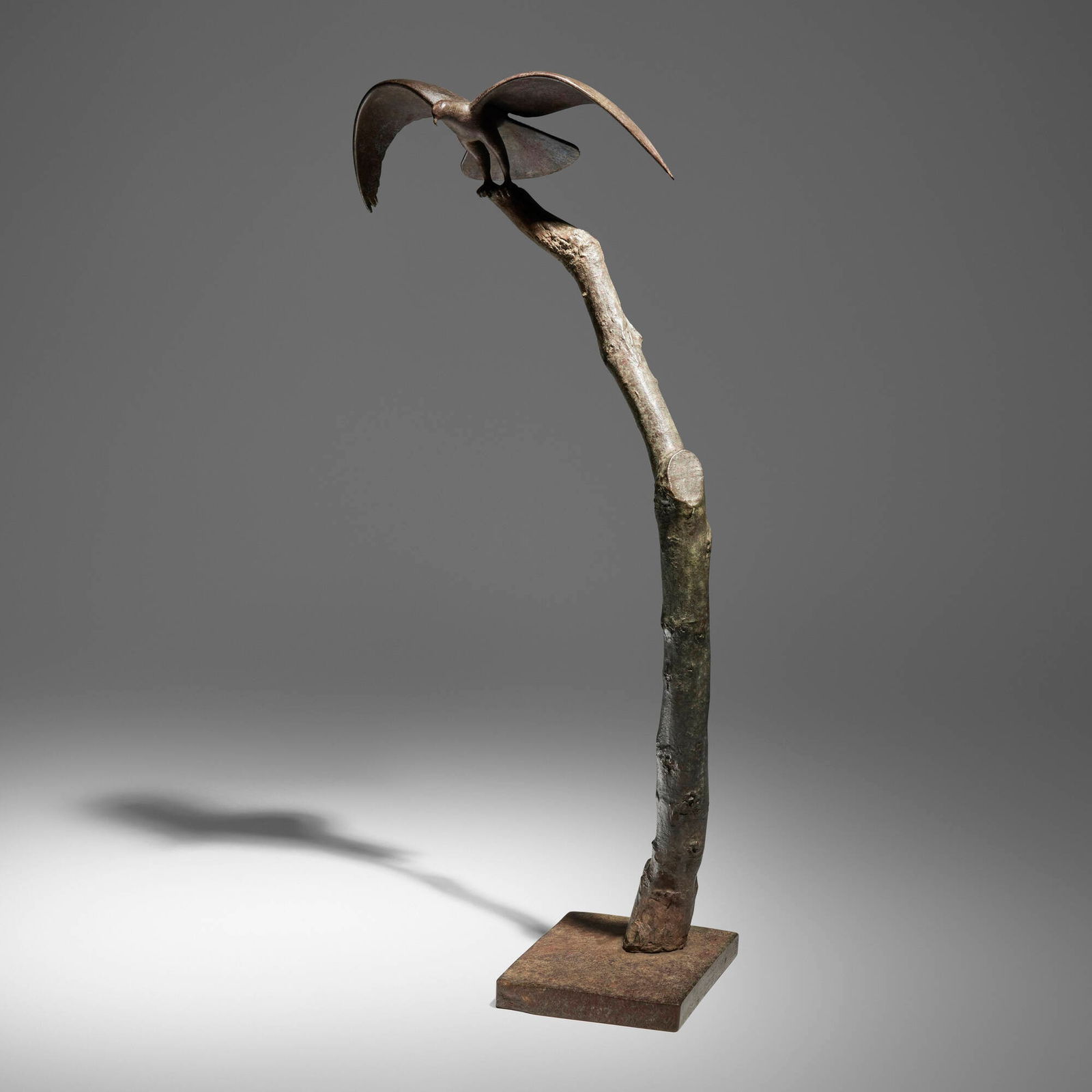 Gwynn Murrill, Flying Eagle Maquette: Gwynn Murrill Flying Eagle Maquette 2004bronze 25.5 h x 12.5 w x 6 d in (65 x 32 x 15 cm) Incised signature and date to lower edge 'G. Murrill 04'. This work will ship from