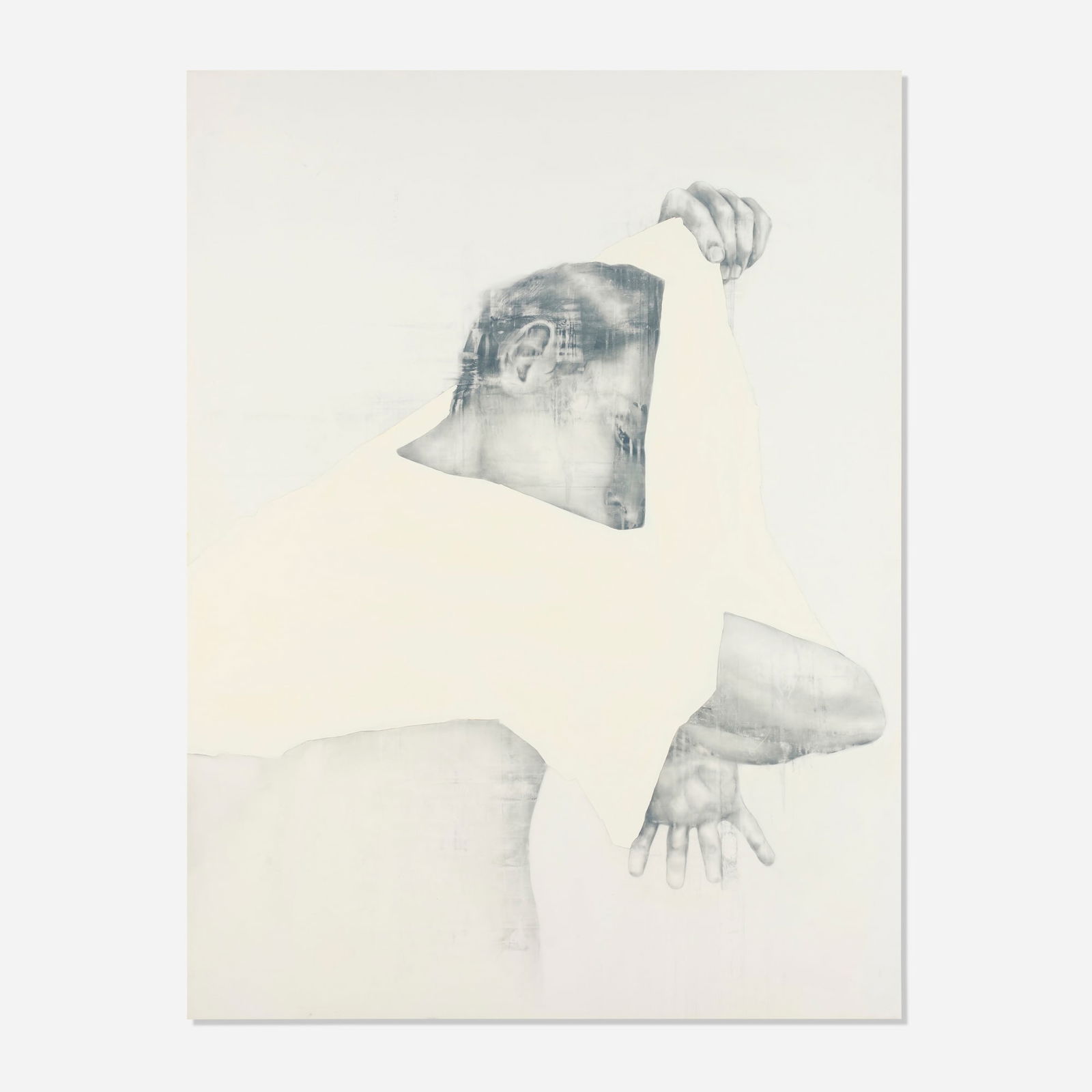 Anthony Goicolea, Untitled: Anthony Goicolea Untitled 2018graphite and oil on Mylar laid to Dibond 55 h x 41.5 w in (140 x 105 cm) This work will ship from Lambertville, New Jersey.