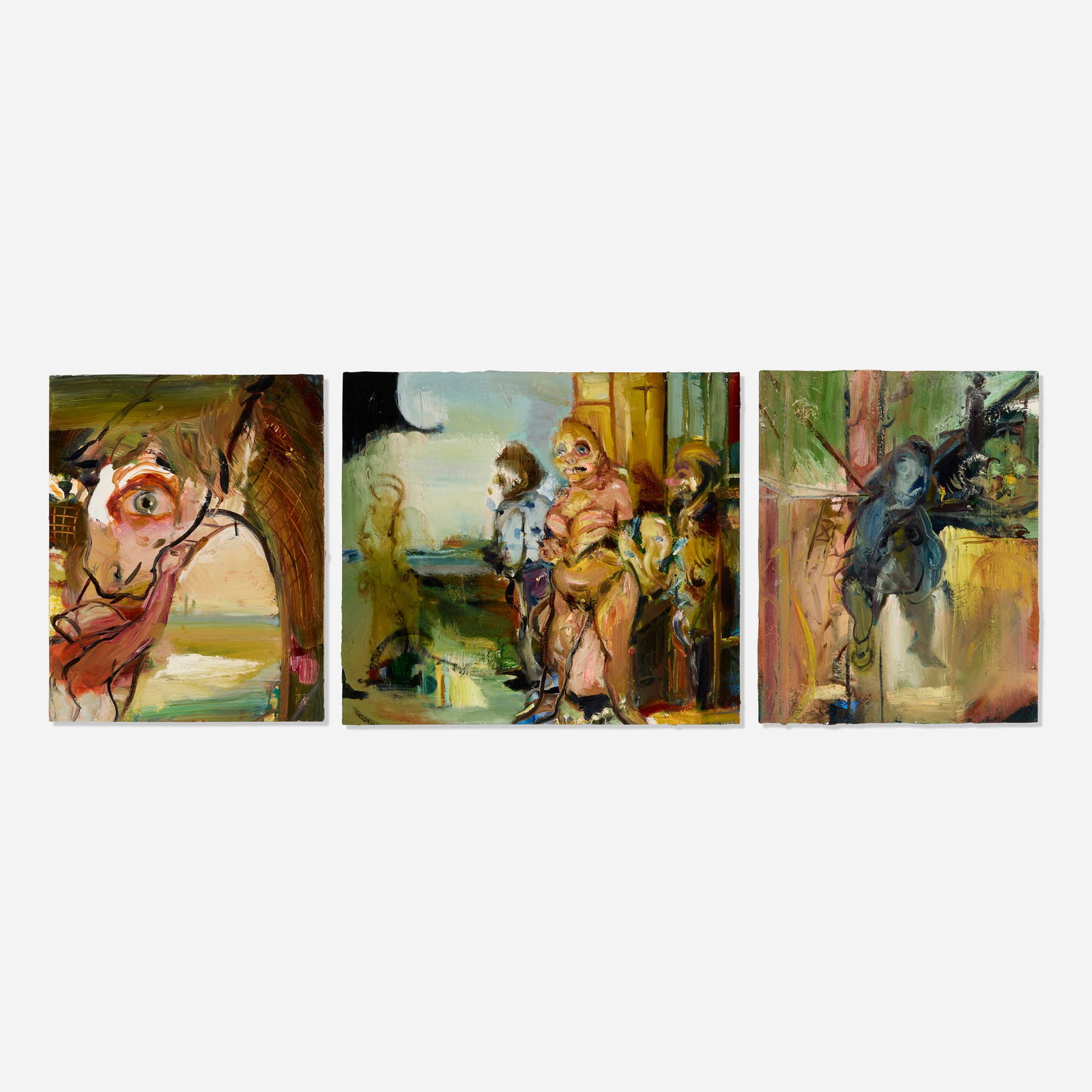 Natalie Frank, Story of the Horse (triptych) (1 of 4)