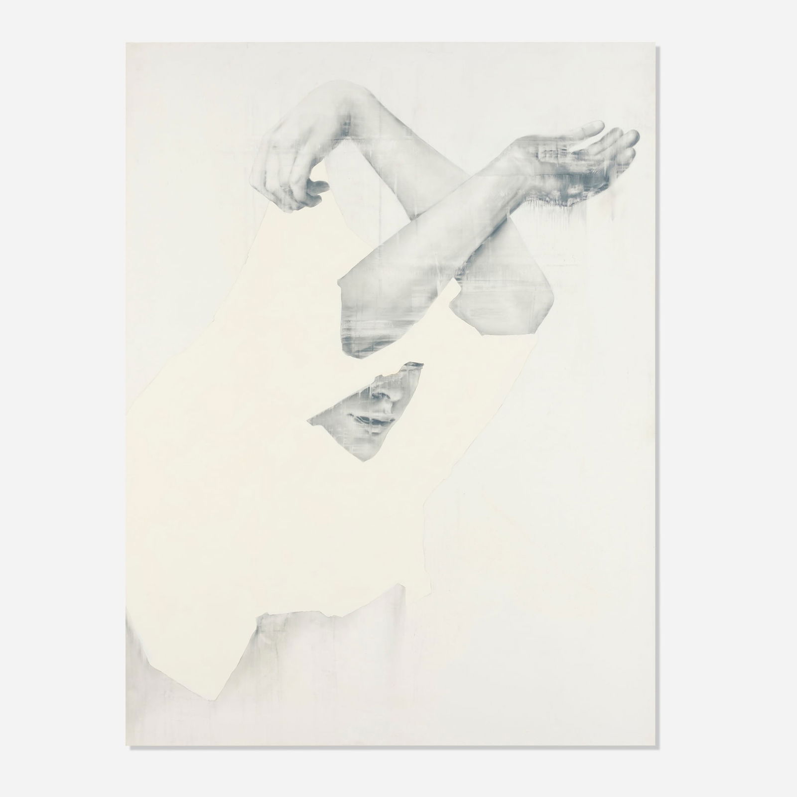 Anthony Goicolea, Untitled: Anthony Goicolea Untitled 2018graphite and oil on Mylar, mounted on dibond 55 h x 41.5 w in (140 x 105 cm) This work will ship from Lambertville, New Jersey.