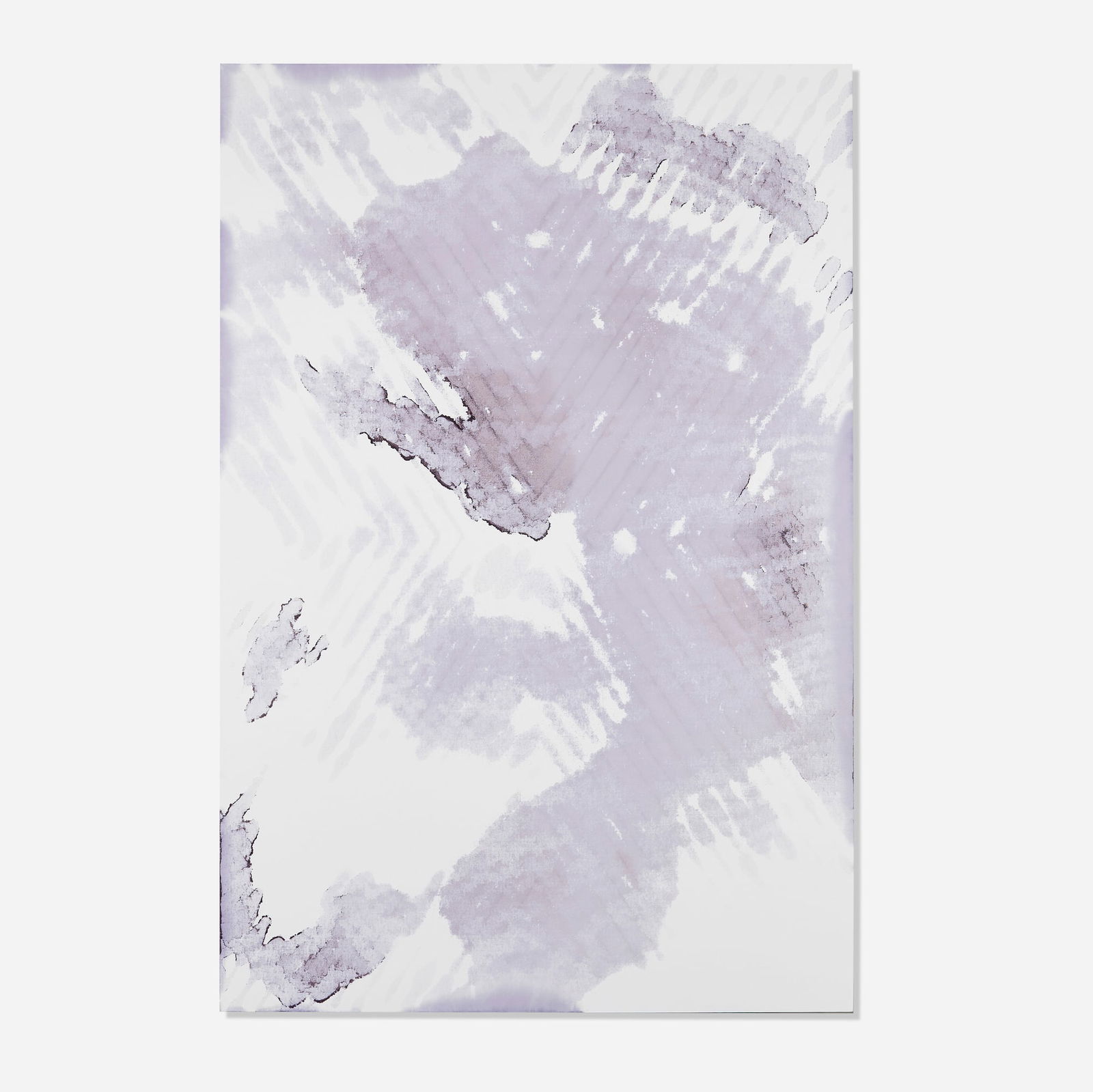 Ned Vena, Untitled: Ned Vena Untitled 2015garvey ink and gesso on canvas mounted to board 84 h x 56 w in (213 x 142 cm) Signed and dated to verso 'Vena 15'. This work will ship from Los Angele