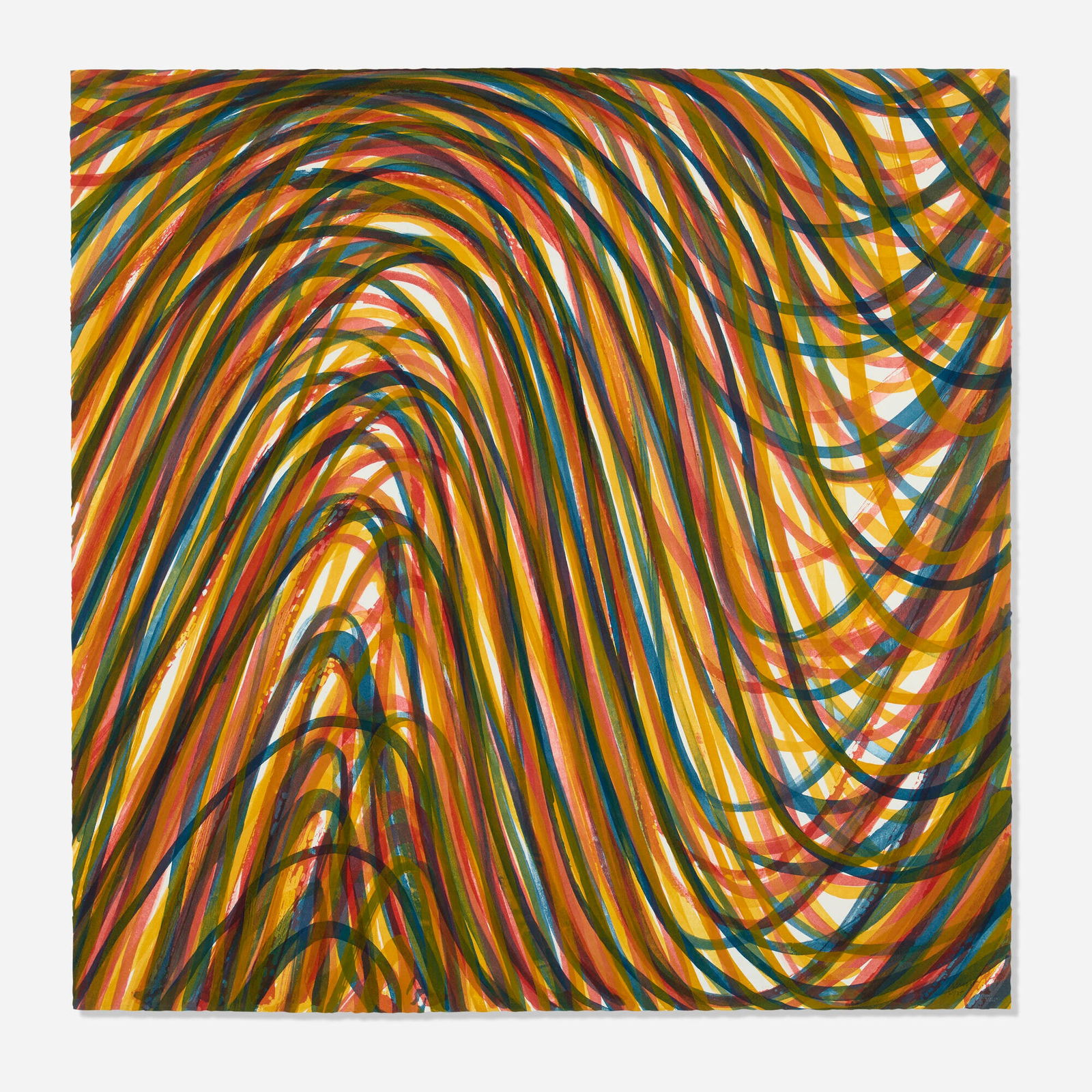 Sol LeWitt, Wavy Brushstrokes Superimposed #3 (1 of 4)