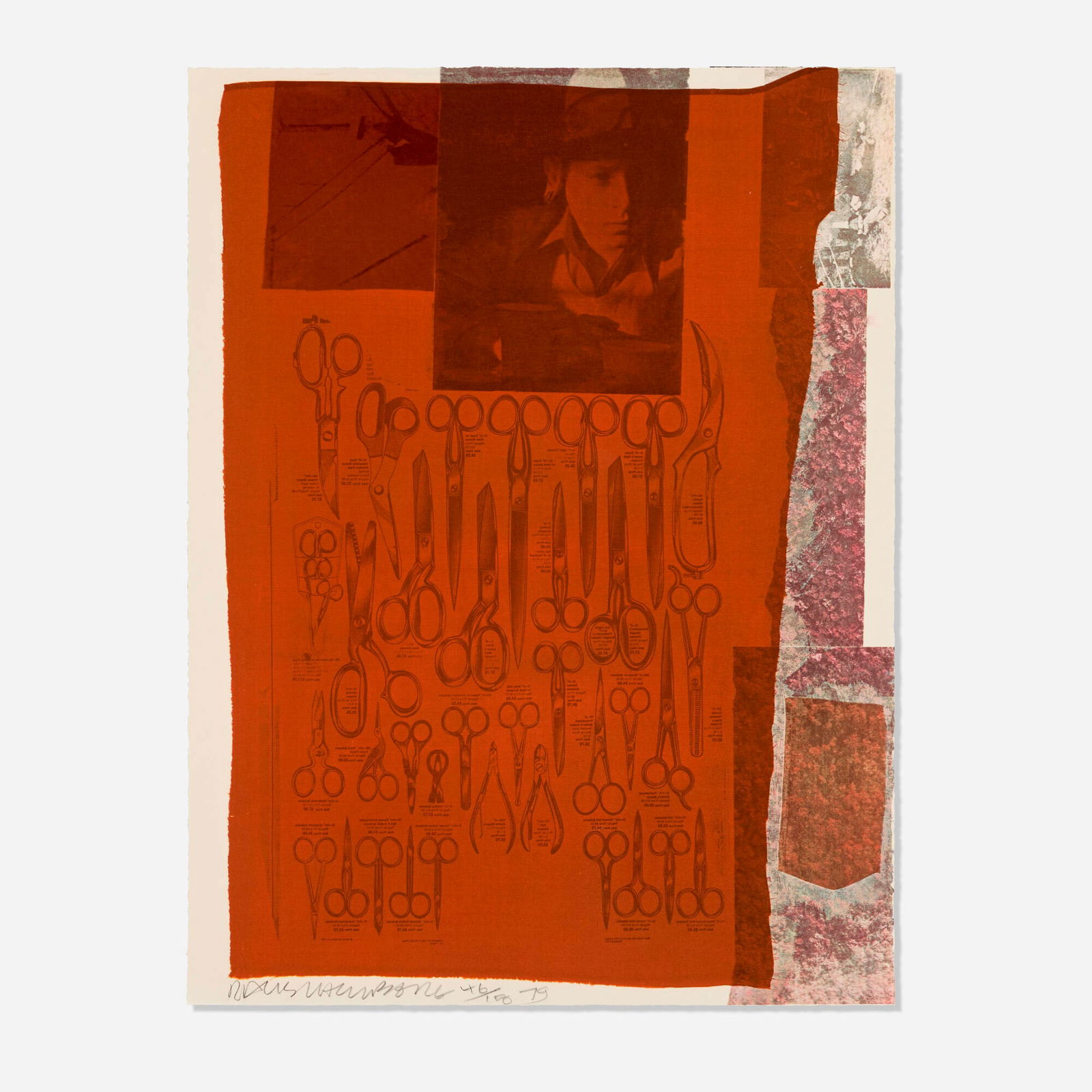 Robert Rauschenberg, More Distant Visible Part of the Sea (from Suite of Nine Prints) (1 of 3)