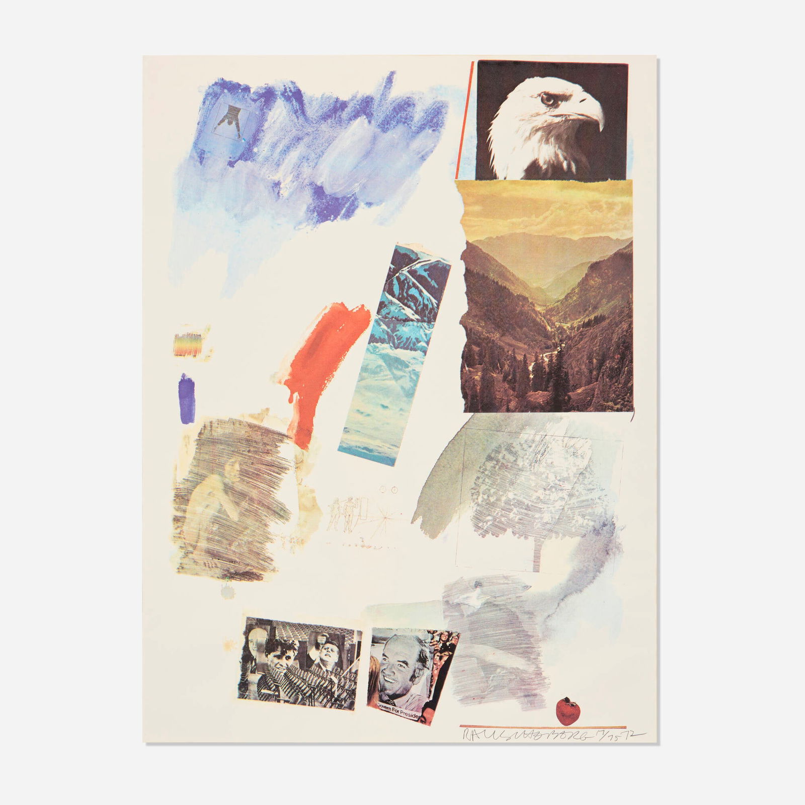Robert Rauschenberg, Untitled (McGovern) (1 of 3)