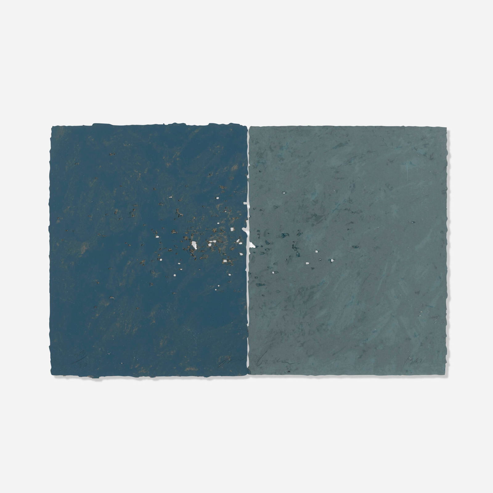 Joe Goode, Gunshot Series, No. 6 (diptych) (1 of 4)