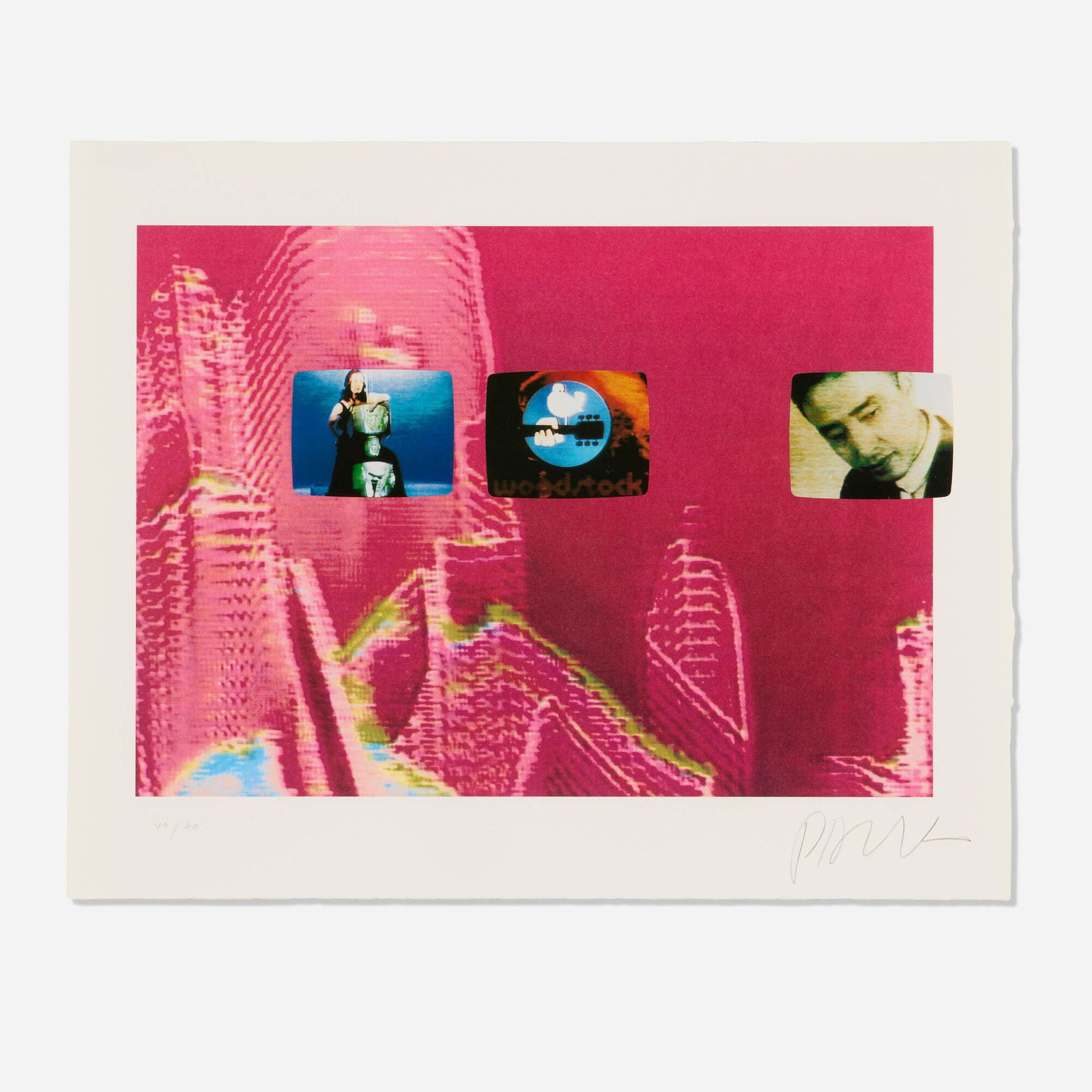 Nam June Paik, Untitled C from Triangle, Trinity (from the Sequences portfolio) (1 of 4)