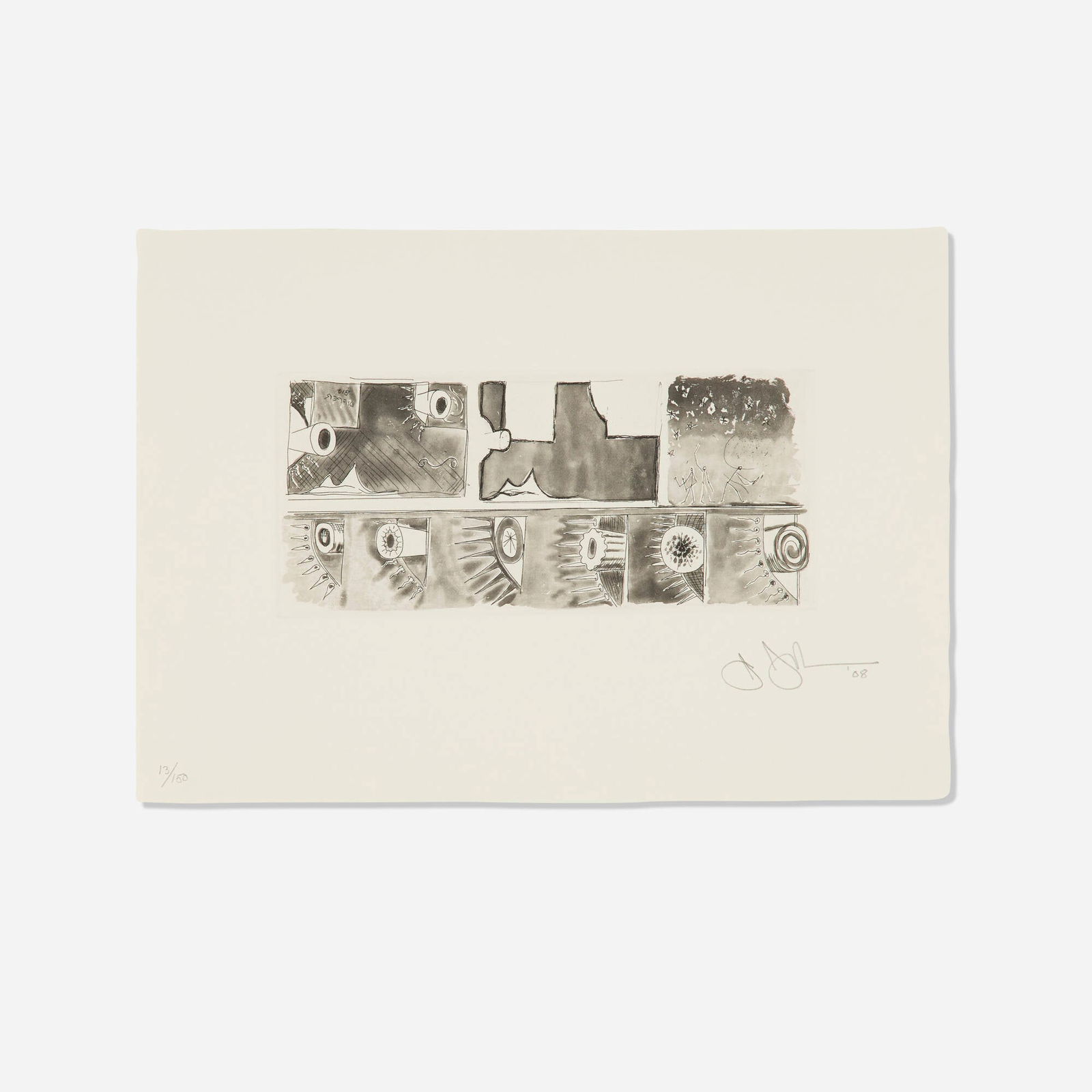 Jasper Johns, Untitled (from the Artists for Obama portfolio) (1 of 4)