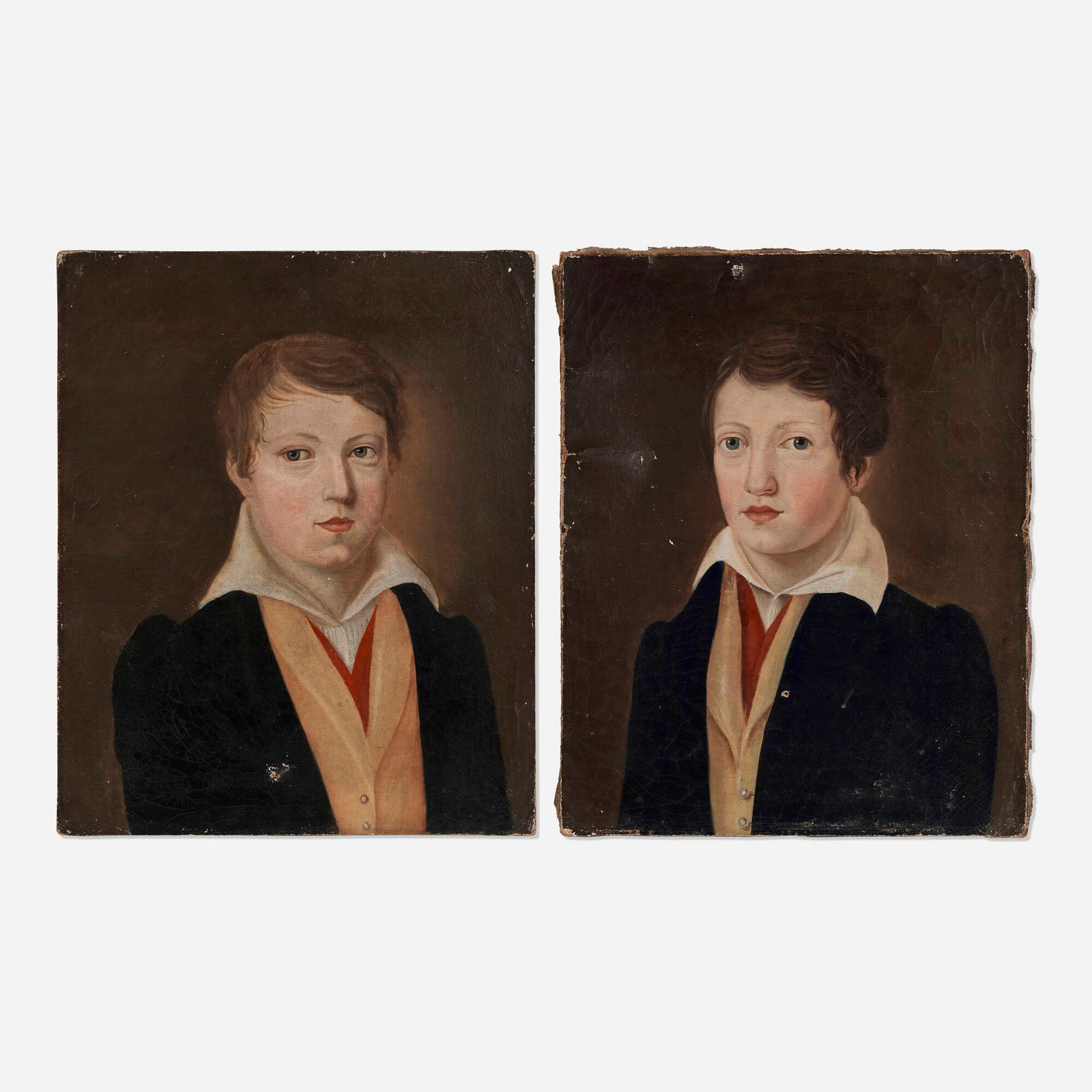 American, Portrait of a Boy (two works) (1 of 2)