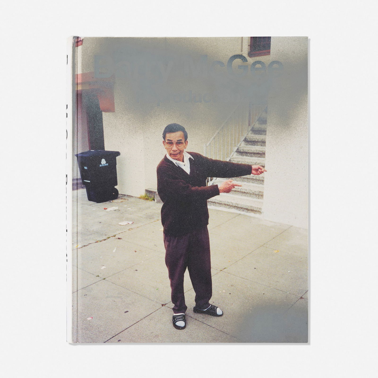 Barry McGee, Untitled: Barry McGee Untitled 2022spraypaint on book 11.25 h x 9 w x 1 d in (29 x 23 x 3 cm) This monograph is one of the first 250 copies of Barry McGee: Reproduction sold through Park Life, an