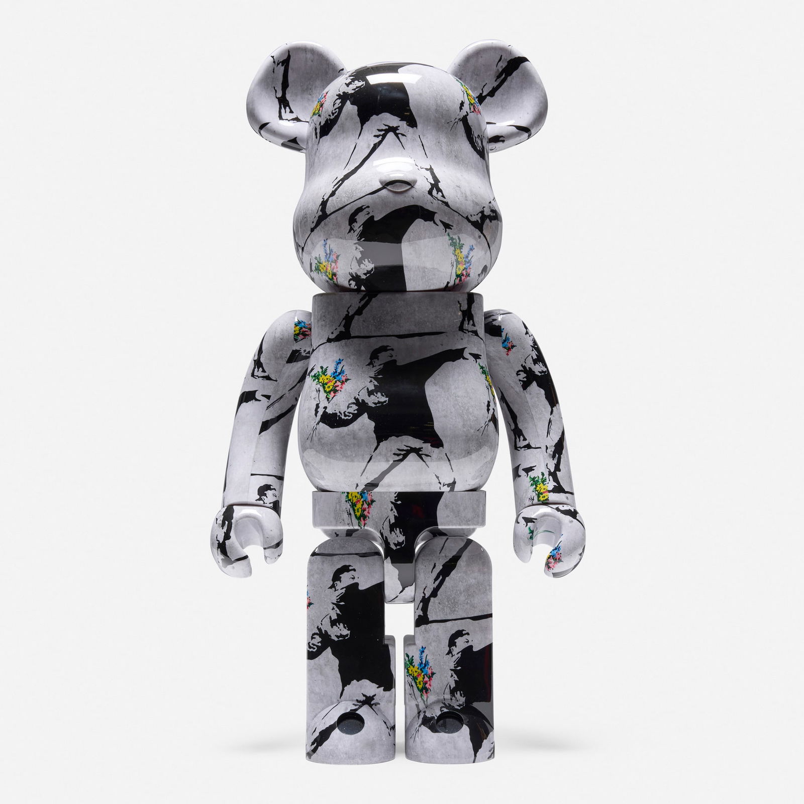 Be@rbrick X Brandalism, Banksy Flower Bomber 1000% (1 of 4)