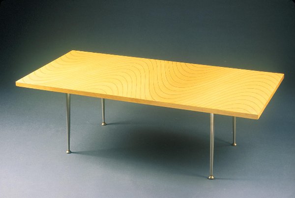 Tapio Wirkkala Coffee table Asko Finland: Tapio Wirkkala Coffee table Asko, designed 1955 Marked "Tapio Wirkkala, Asko, Made in Finland" 49"l x 24.5"d x 15.75"h