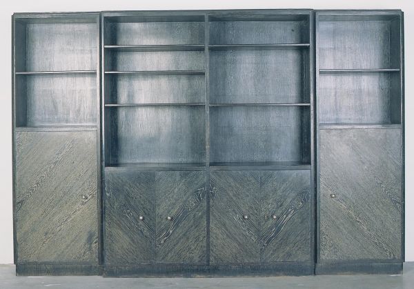 Robert Mallet-Stevens Attrib Wall Unit: Robert Mallet-Stevens, Attributed Wall Unit Custom manufactured, designed circa 1936 103" x 69"