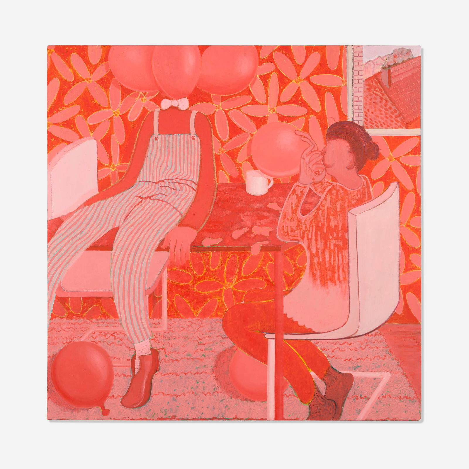 Flying Red Balloon Girl Banksy, After