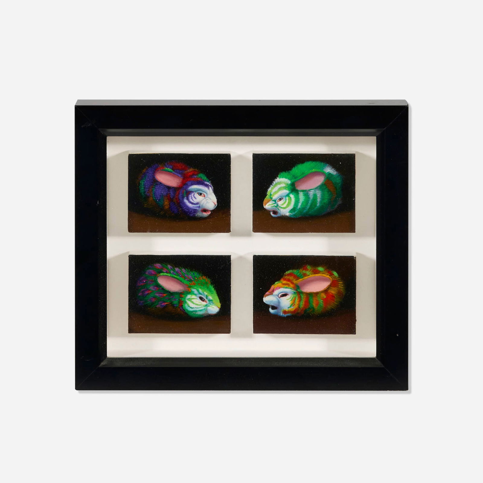 Laurie  Hogin, GMO Bunnies Gen.5 #10, #17, #18, #32 (four works) (1 of 3)