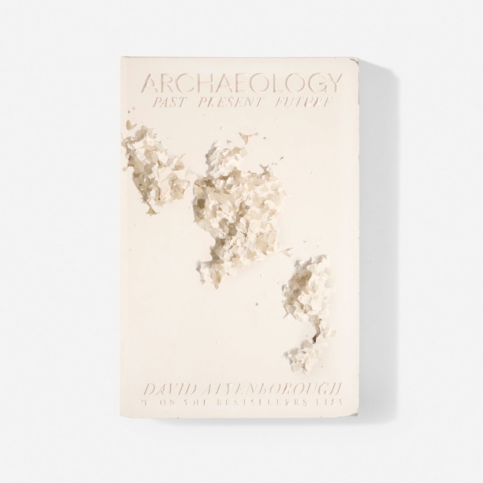 Daniel Arsham, Fictional Nonfiction: Archaeology: Daniel Arsham Fictional Nonfiction: Archaeology 2019plaster, quartz crystals 8 h x 5.25 w x 1.25 d in (20 x 13 x 3 cm) This work is from the edition of 250 produced by Daniel Arsham Studio, Ne