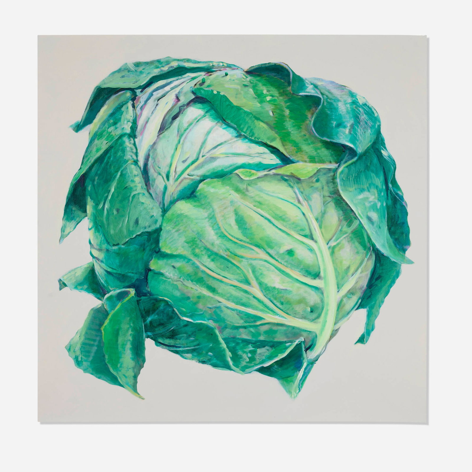 Don Nice, Cabbage: Don Nice Cabbage 1967acrylic on canvas 29.875 h x 30 w in (76 x 76 cm) Provenance: Allan Stone Galleries, New York | Private Collection This work will ship