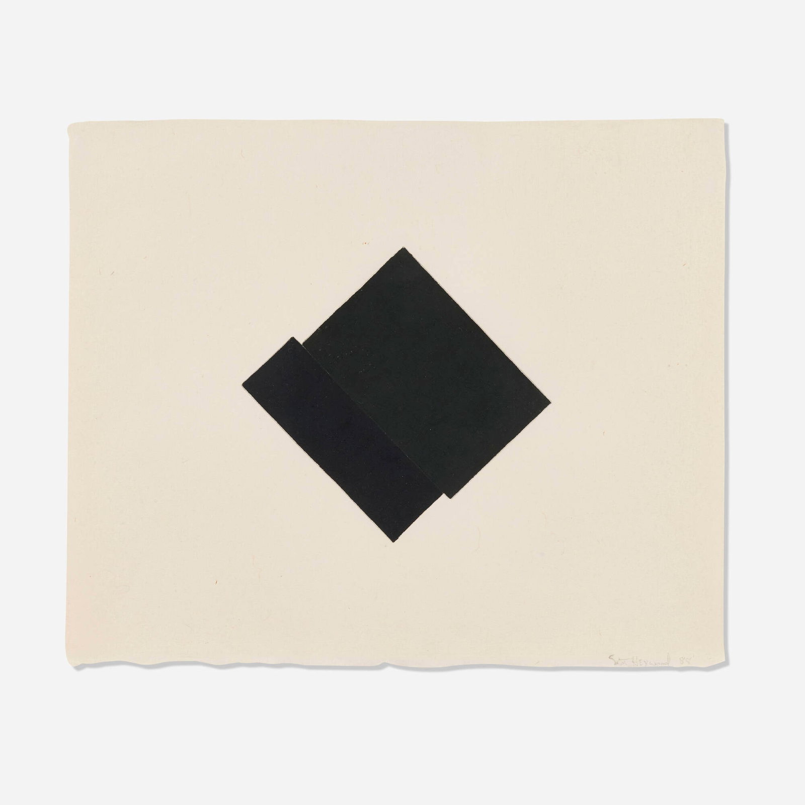 Scot Heywood, Untitled: Scot Heywood Untitled 1988ink on paper 15.75 h x 19 w in (40 x 48 cm) Signed and dated to lower right 'Scot Heywood 88'. This work will ship from Los Angeles, California.</